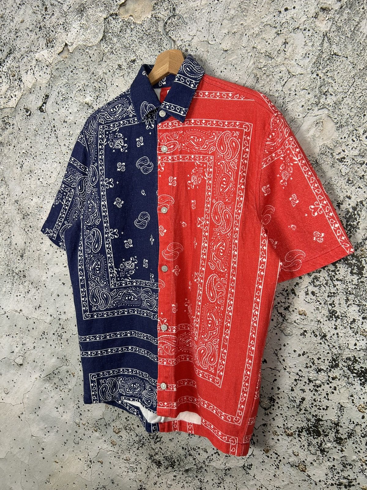 Zara Zara Bandana Summer Hawaiian Shirt Streetwear Skate Rap 2pac Size US S / EU 44-46 / 1 - 2 Thumbnail