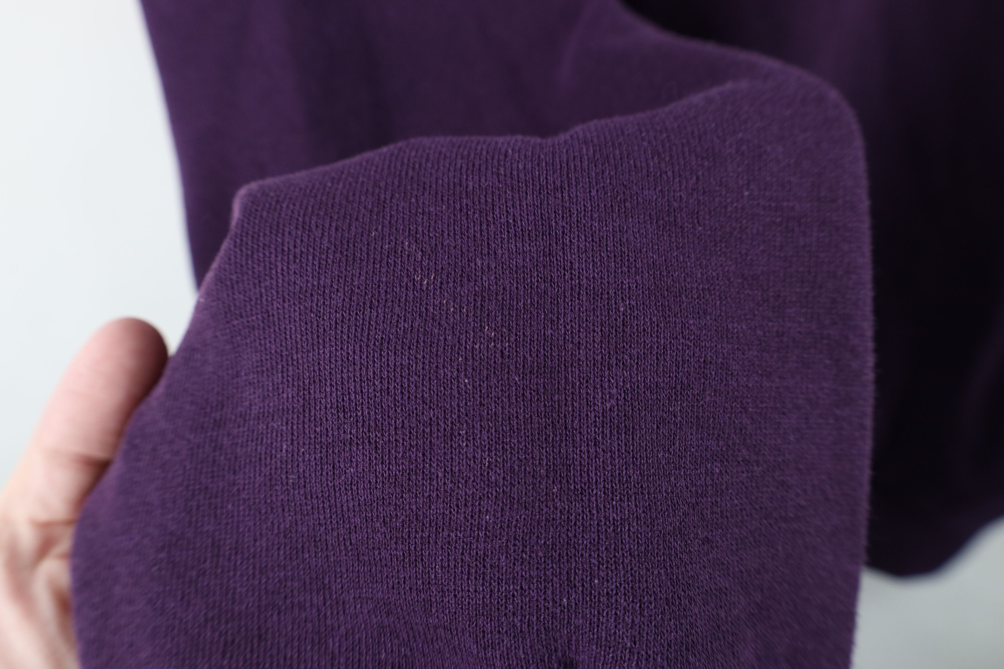 Vintage Vintage 90s Streetwear Blank Crewneck Sweatshirt Purple USA Size XL / US 12-14 / IT 48-50 - 8 Thumbnail