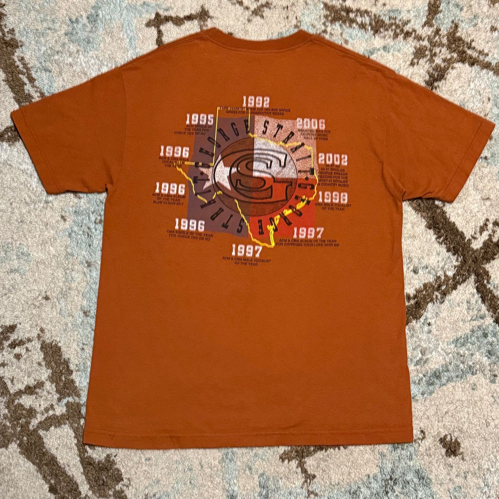 Alstyle × Band Tees 2006 George Strait Shirt Large Country Music Hall of Fame Size US L / EU 52-54 / 3 - 3 Thumbnail