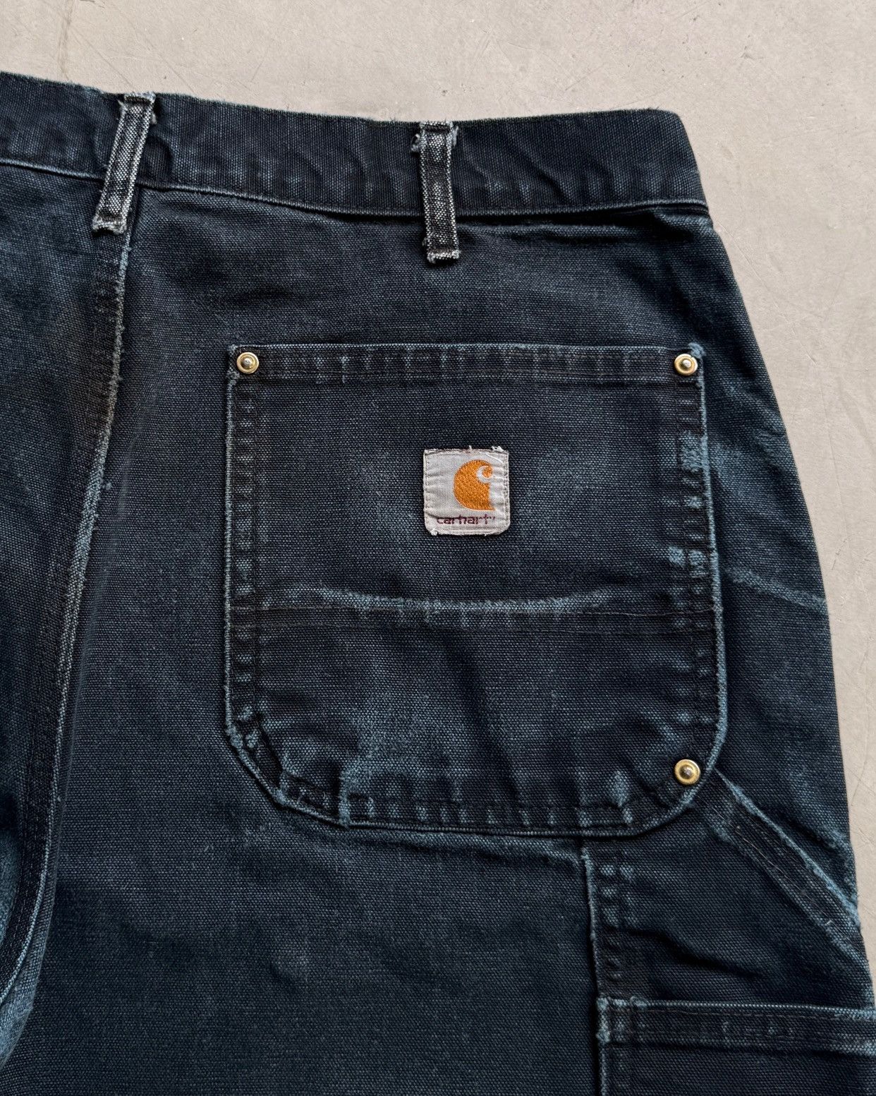 Carhartt Carhartt Doubleknee B01 Distressed Black Size US 34 / EU 50 - 7 Thumbnail