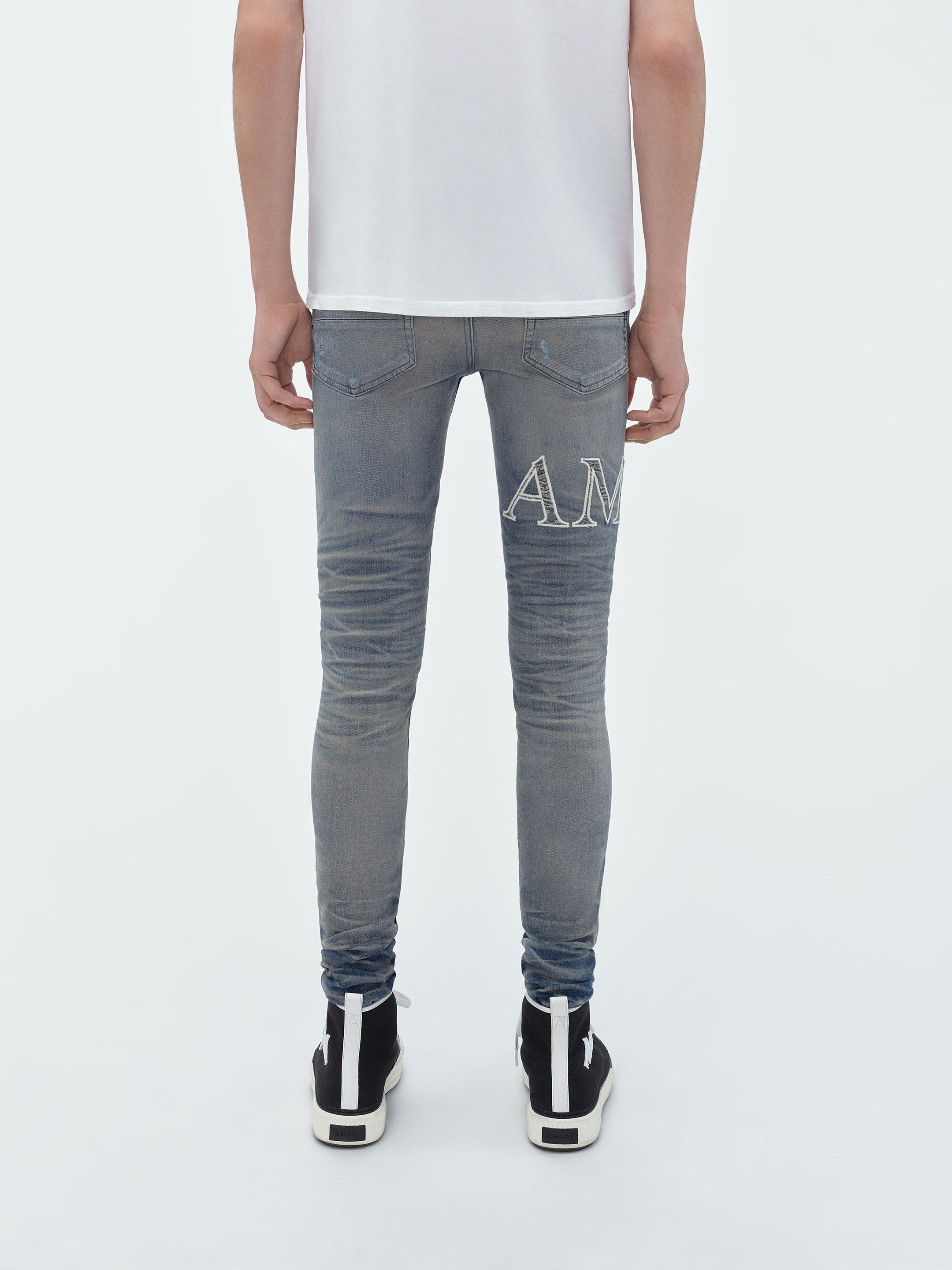 Amiri oc11z0225 Core Logo Jeans in Blue Size US 36 / EU 52 - 5 Thumbnail