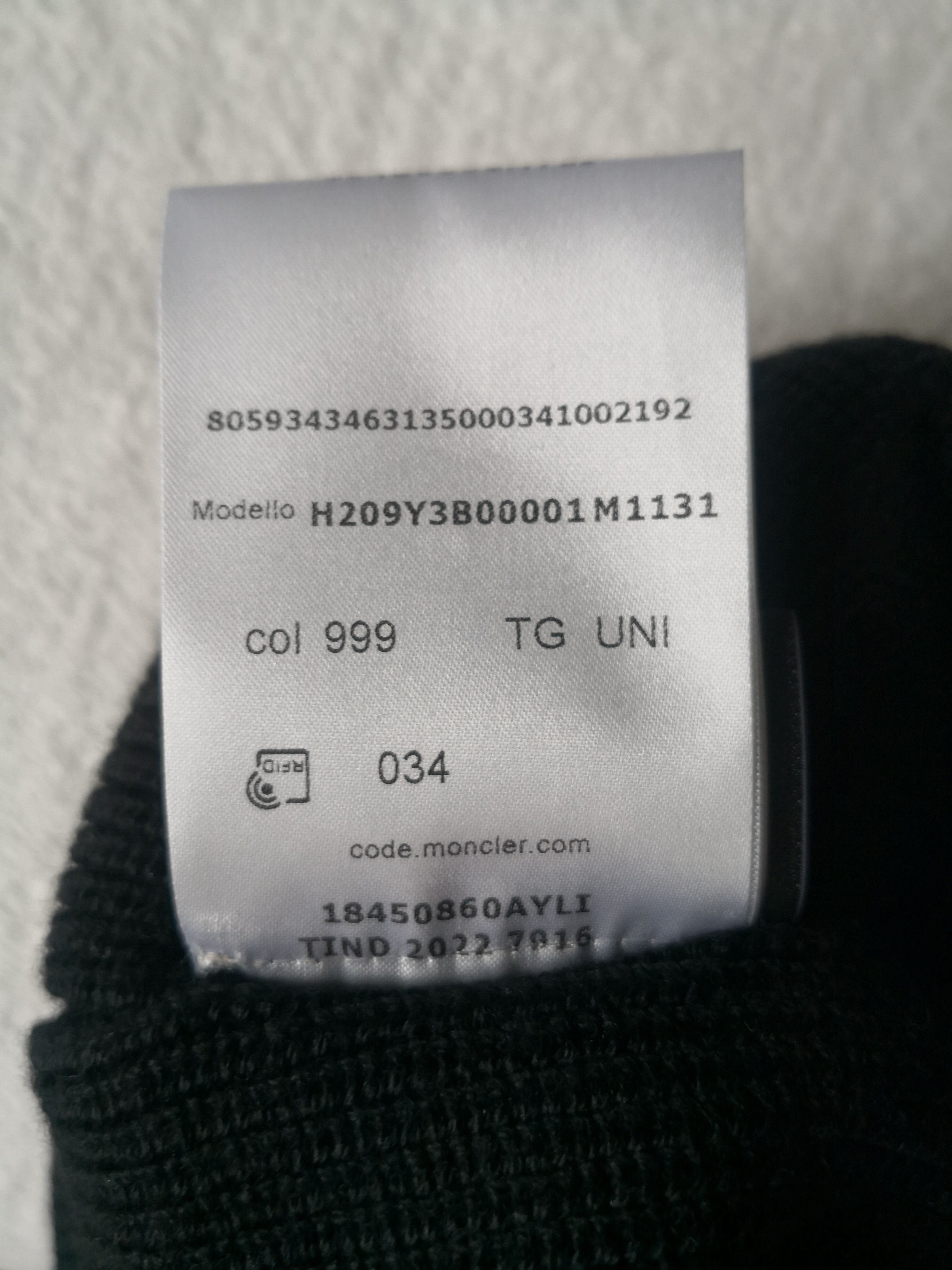 1017 ALYX 9SM × Moncler Moncler X 1017 ALYX 1017 9SM Beanie Size ONE SIZE - 6 Thumbnail