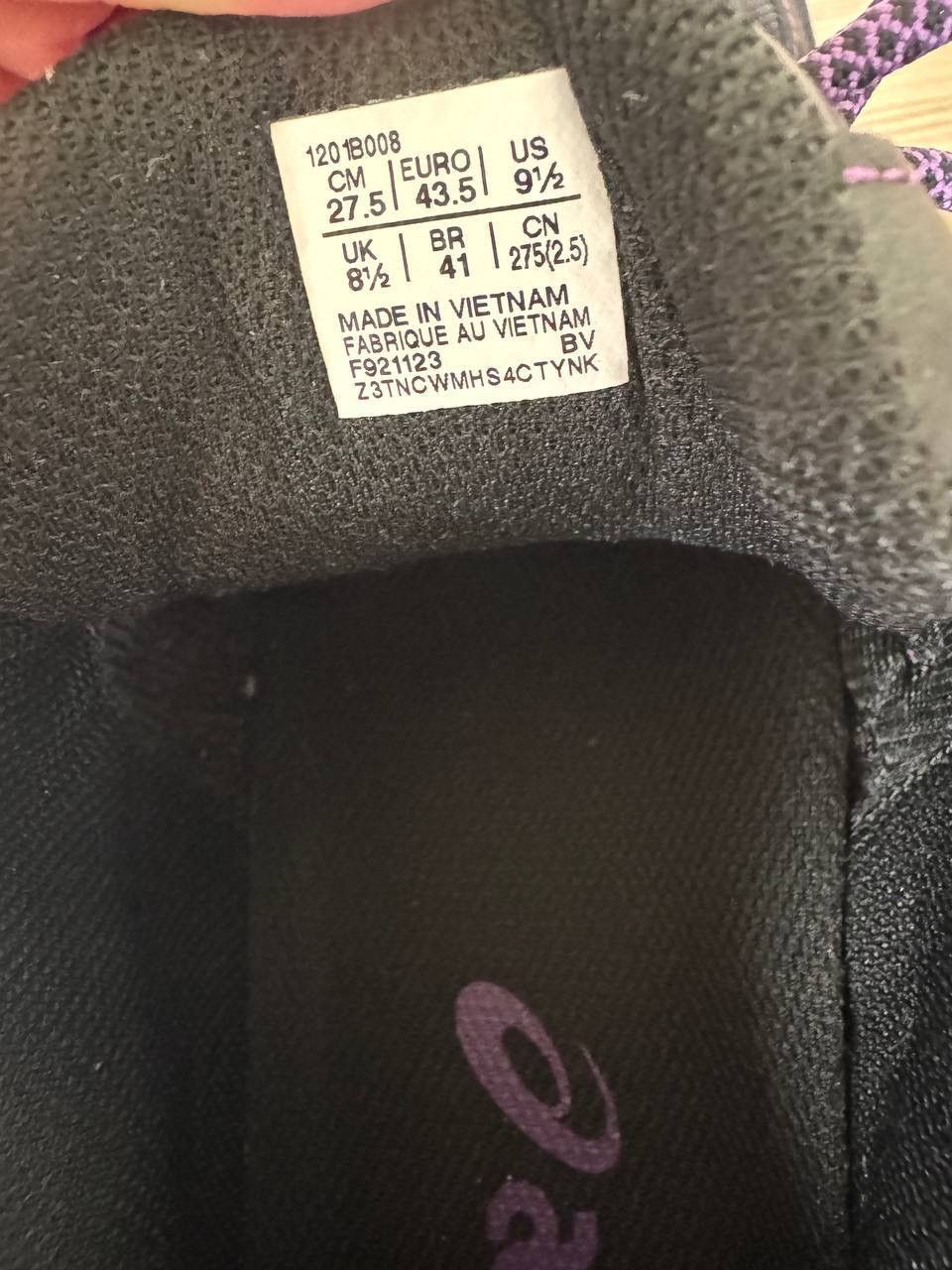 Asics Asics Gel-NYC Needles Black Purple Size US 9.5 / EU 42-43 - 11 Thumbnail