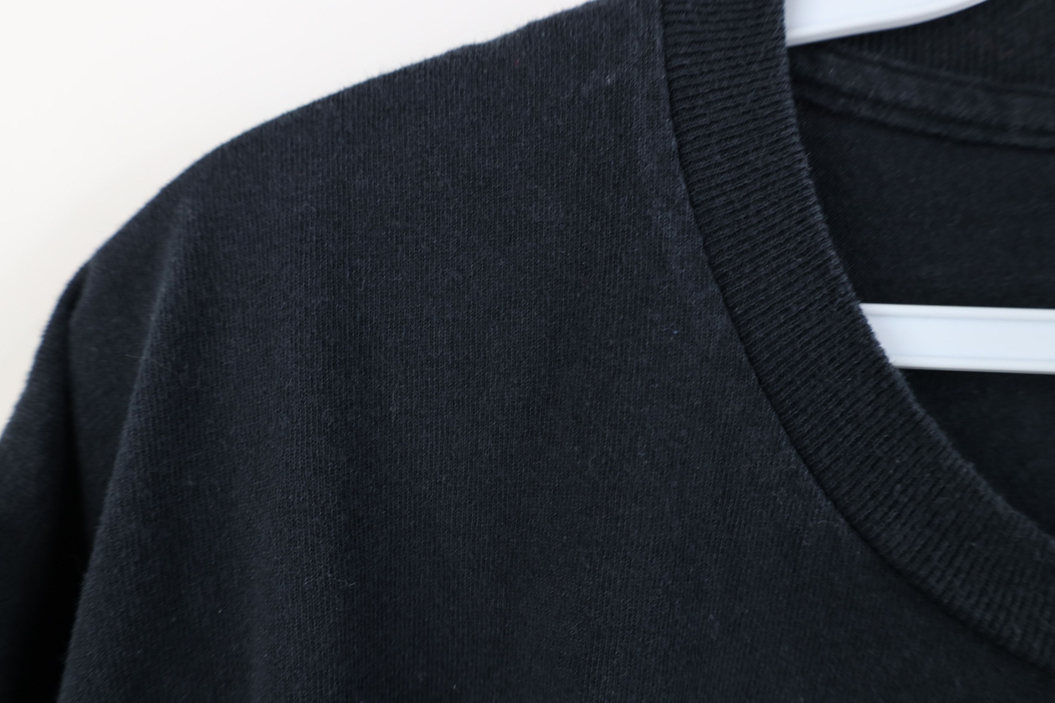 Vintage Vintage 90s Y2K Streetwear Cotton Long Sleeve T-Shirt Black Size US XL / EU 56 / 4 - 4 Thumbnail