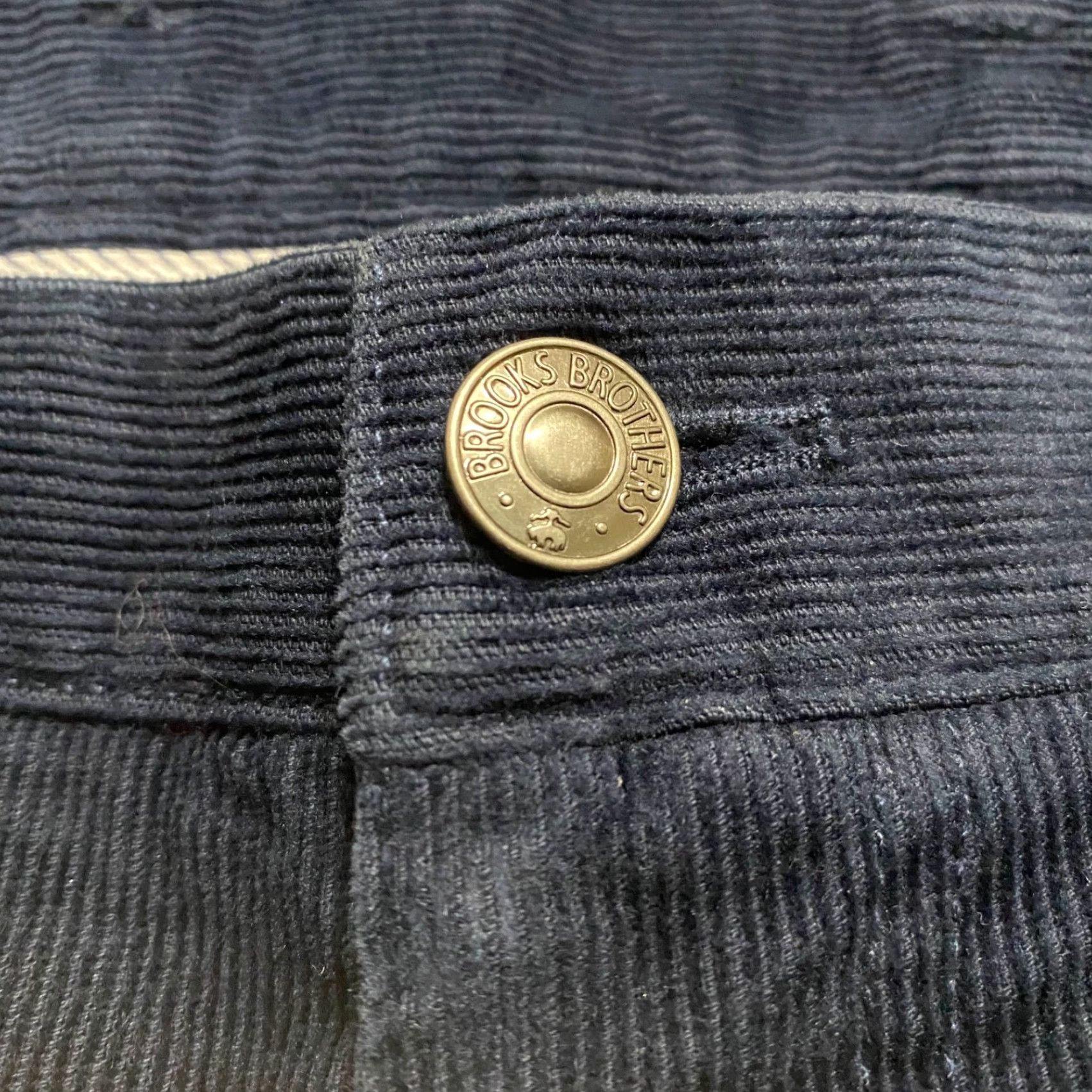 Brooks Brothers Brooks Brothers Jeans Mens 38x32 Blue Straight Corduroy Mid Rise Dark Wash Regular 5-Pocket Design Mens Size US 38 / EU 54 - 5 Thumbnail
