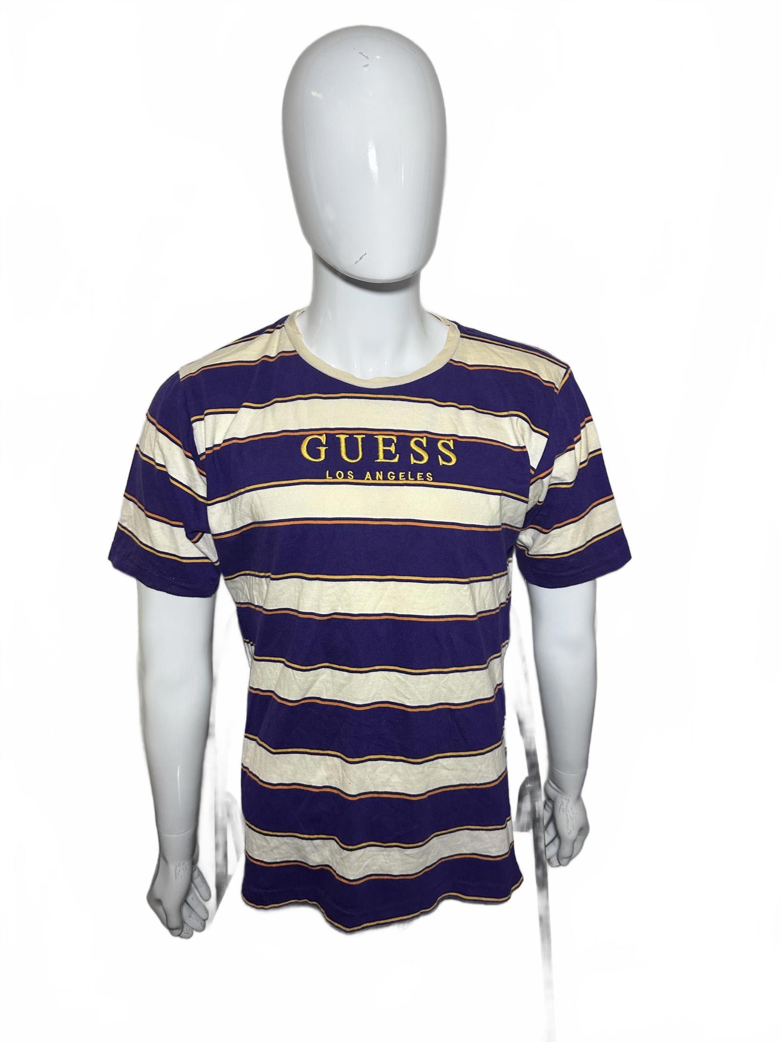 Guess Vintage Guess Striped T-Shirt - Los Angeles Size US M / EU 48-50 / 2 - 1 Thumbnail