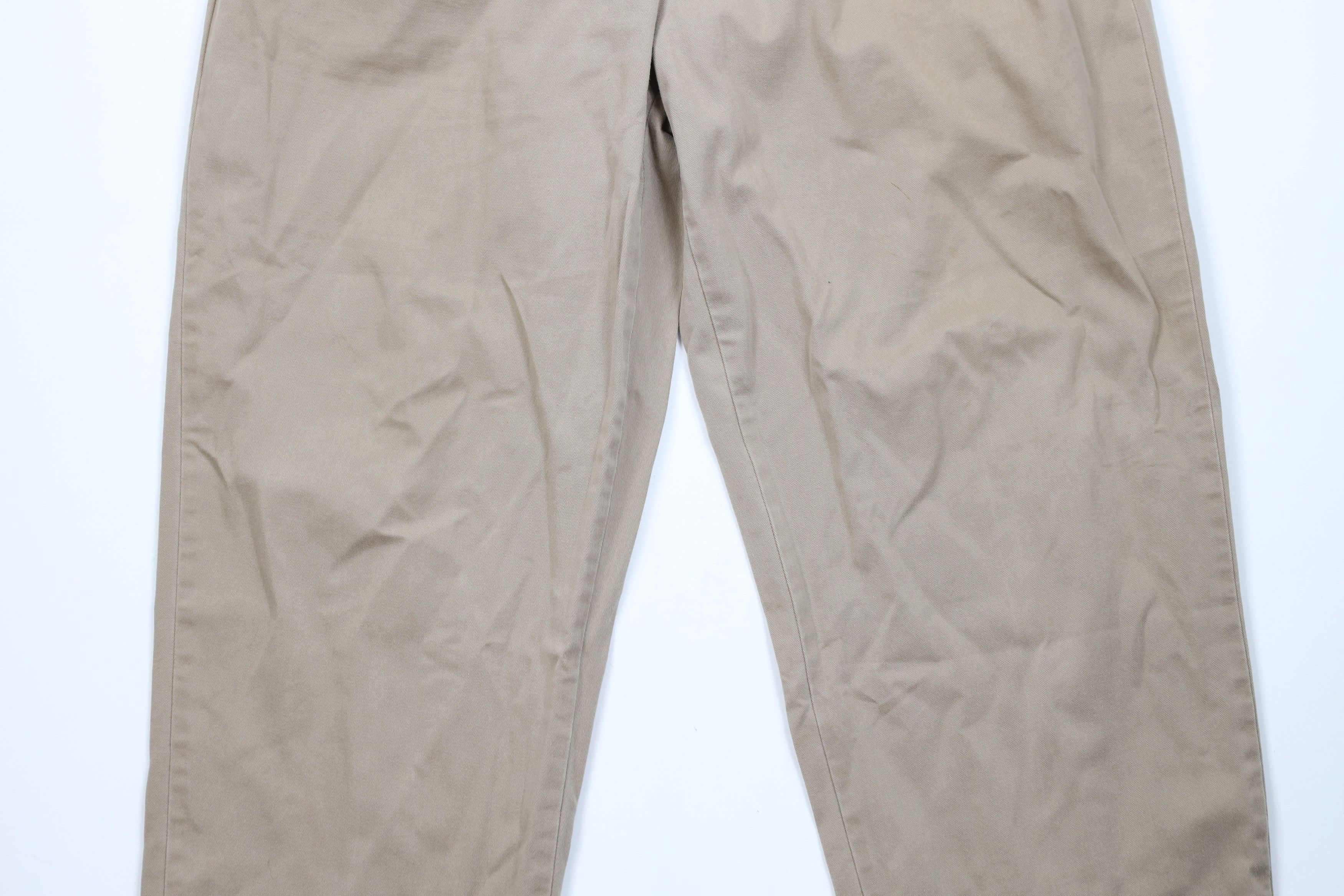 Tommy Hilfiger Vintage 90s Tommy Hilfiger Wide Leg Chino Pants Brown Size US 40 / EU 56 - 3 Thumbnail