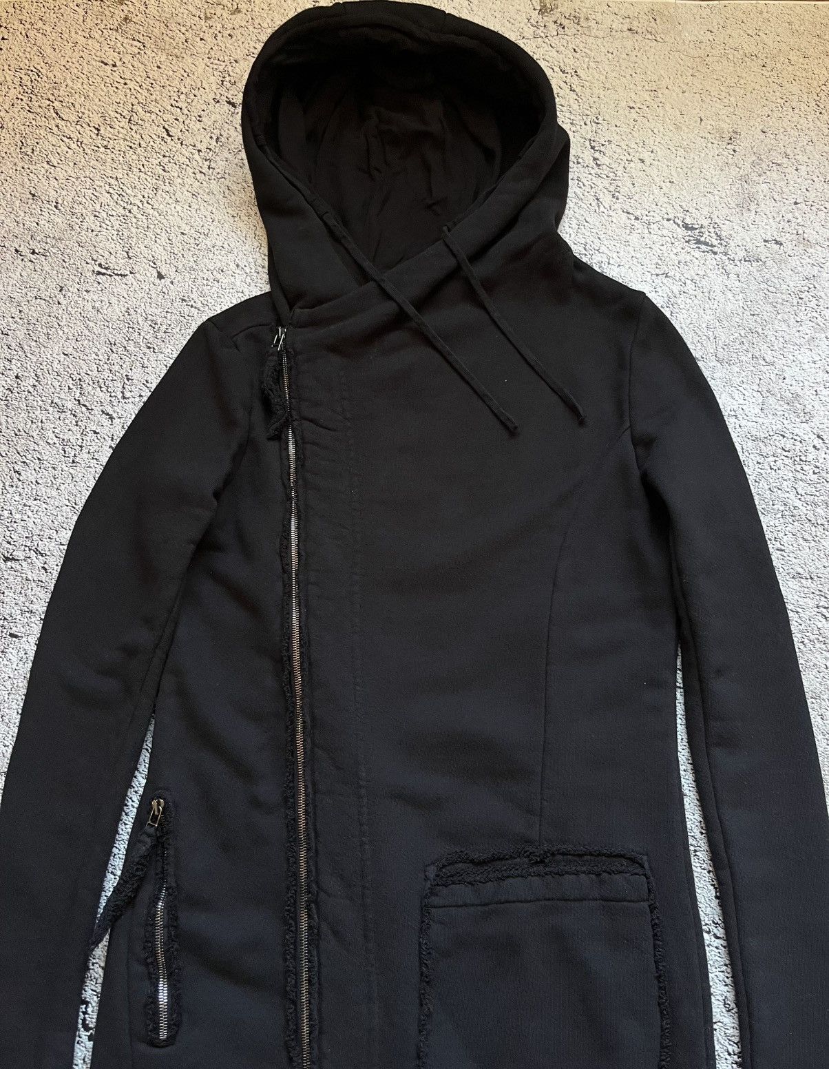 PAL OFFNER Pal Offner Asymmetric Hooded Long Jacket Size 3 (fits M-L) Size M / US 6-8 / IT 42-44 - 9 Thumbnail