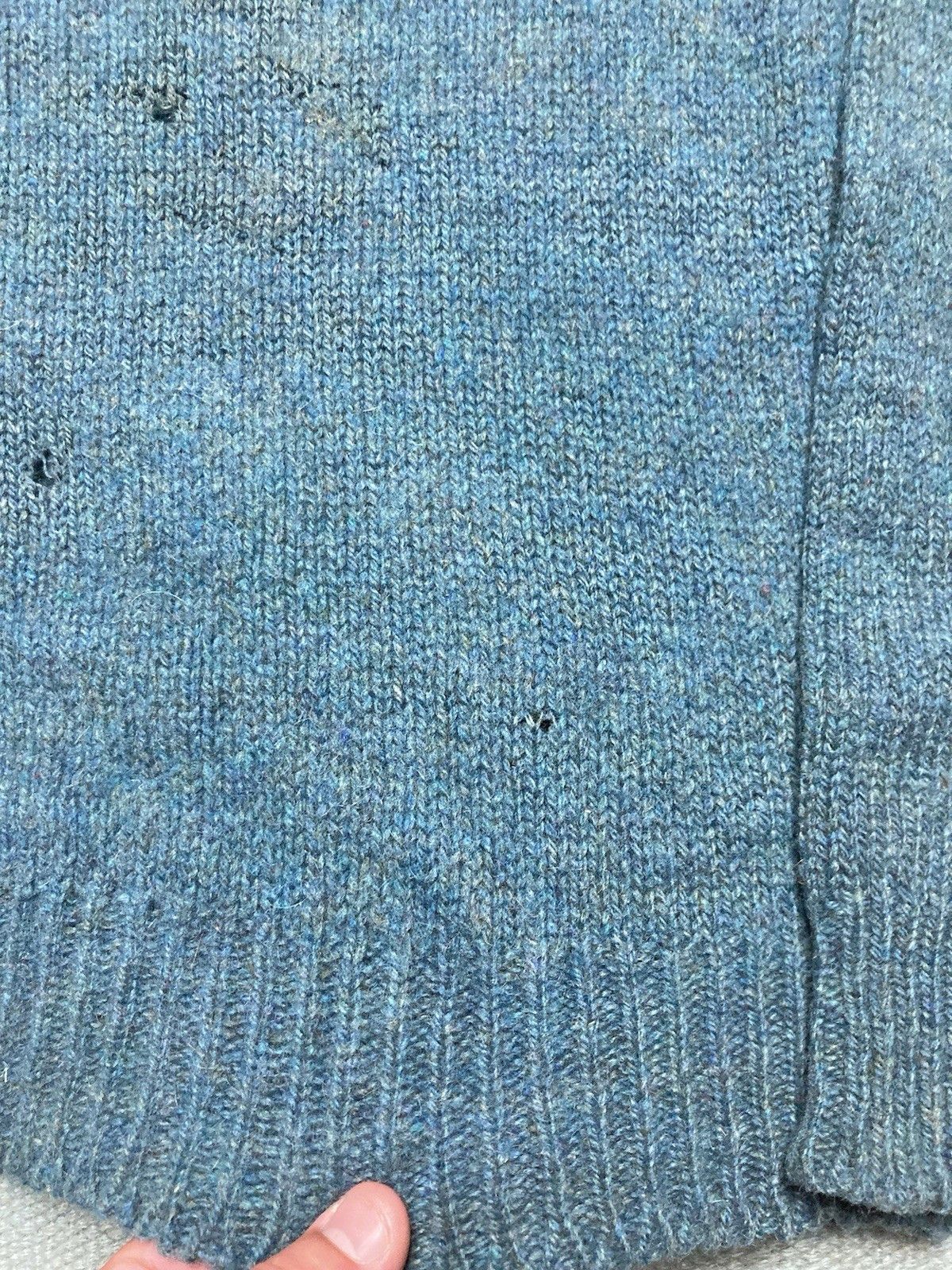 Vintage 50s 60s knit sweater sears wool camel blend distressed large Size US L / EU 52-54 / 3 - 10 Thumbnail