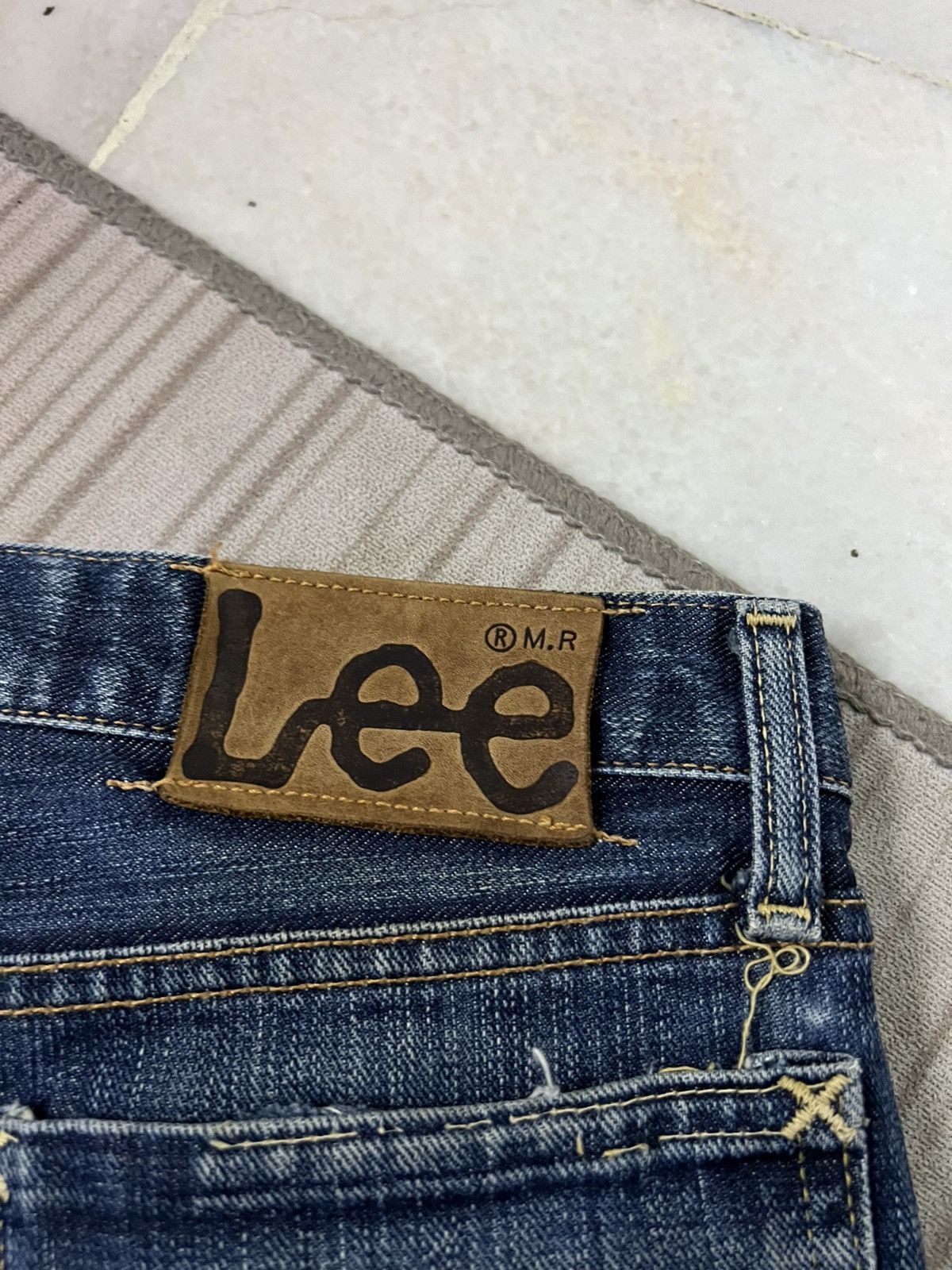 Japanese Brand 💥Flare💥Vintage Lee Riders Distress Jean Size US 30 / EU 46 - 21 Thumbnail