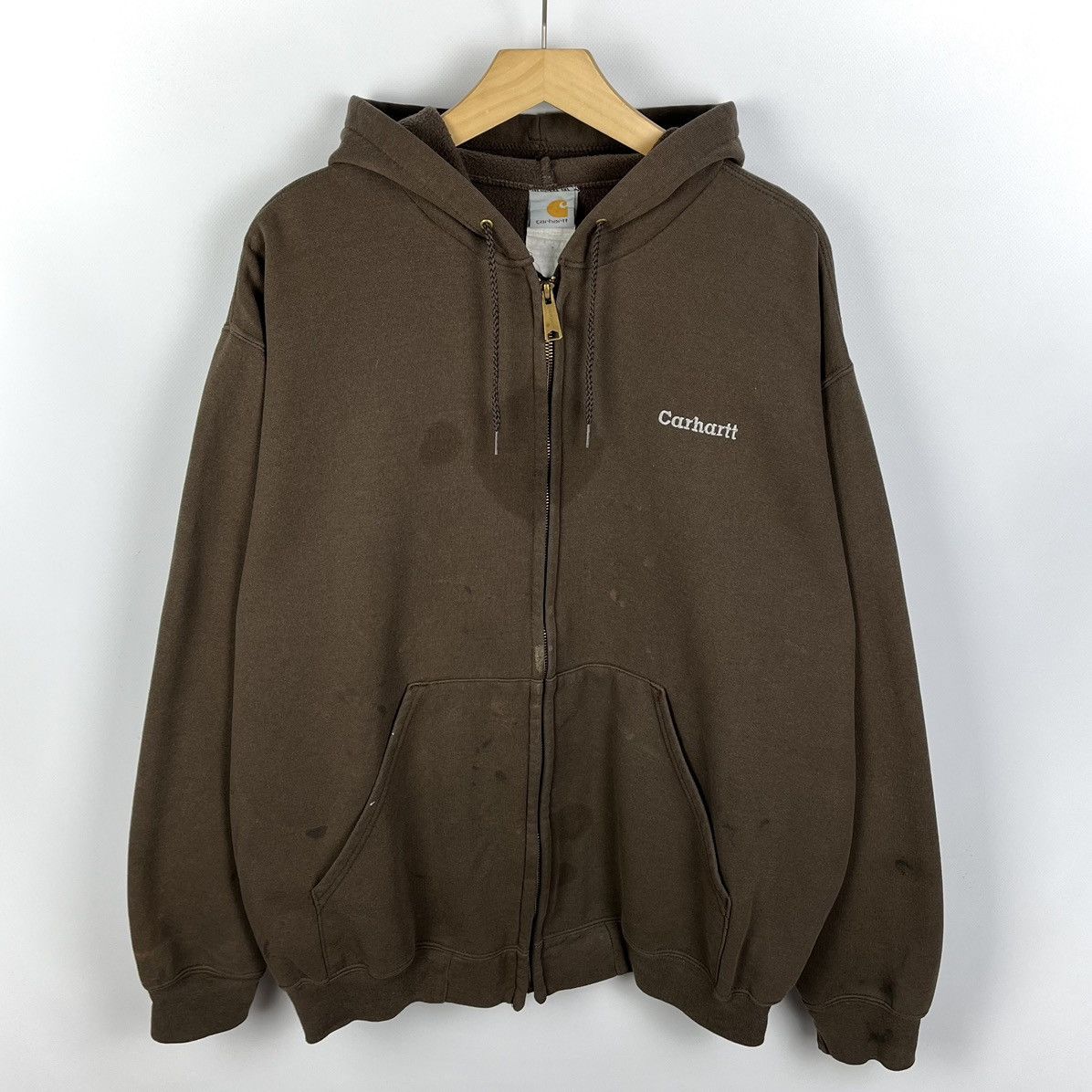Carhartt × Stussy 90's Carhartt Stussy Tommy Boy Record Hoodie