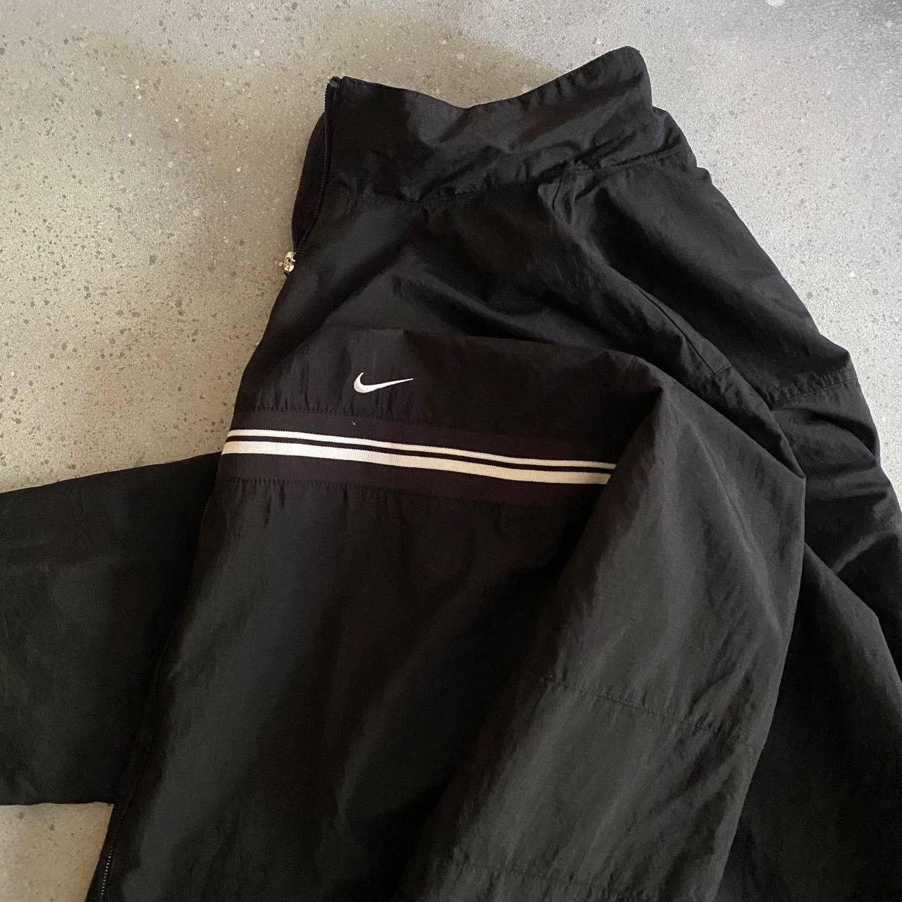 Nike × Nike ACG × Vintage 90s Nike Vintage Swoosh Logo Drill / Gorpcore Jacket Size US XL / EU 56 / 4 - 6 Thumbnail