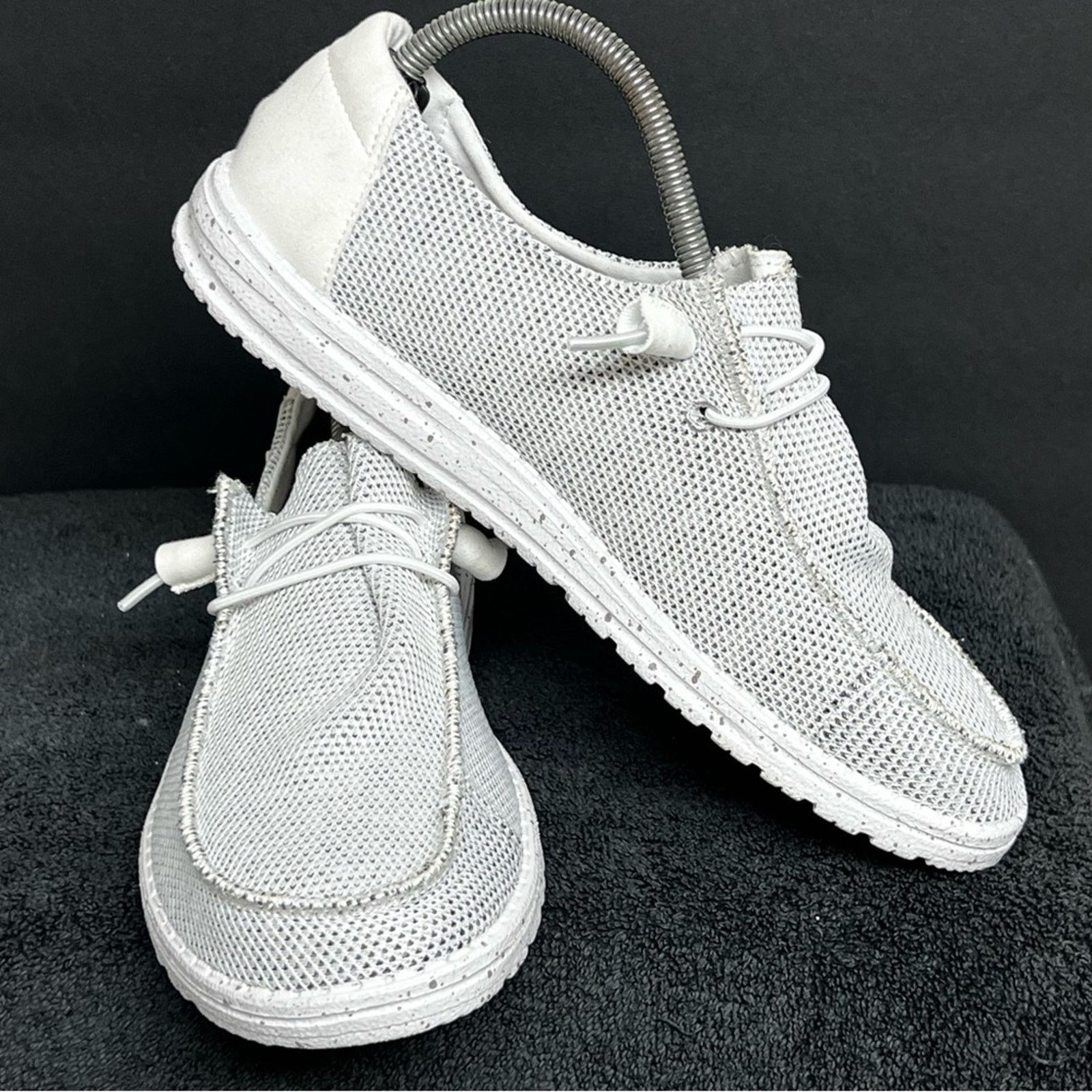 Other Original Hey Dude Women's Wendy Loafer Sox Stone White 10 Size US 10 / IT 40 - 2 Thumbnail