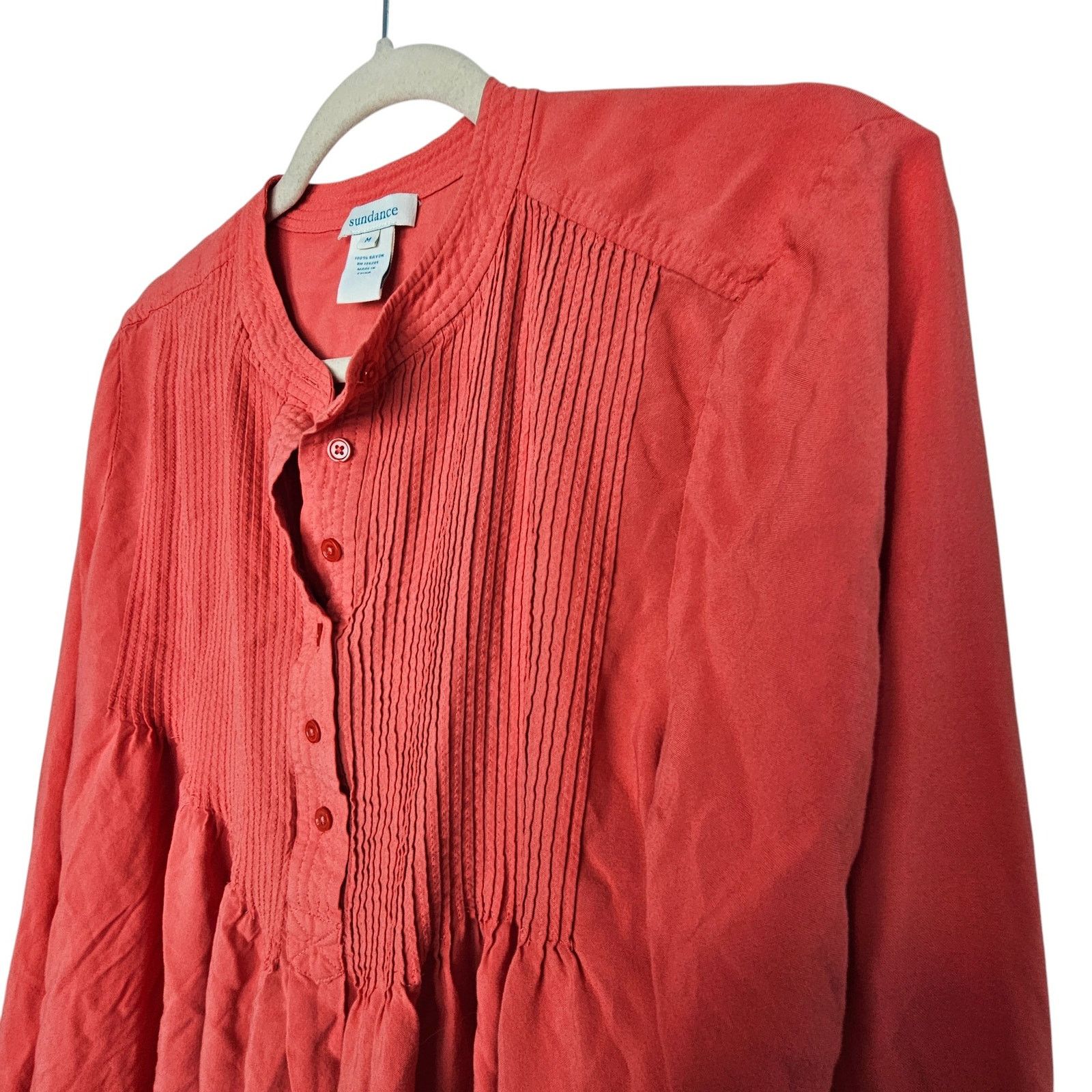 Sundry Sundance Womens Mystic Fall Tunic Sz M Pintuck Boho Coastal Size M / US 6-8 / IT 42-44 - 5 Thumbnail