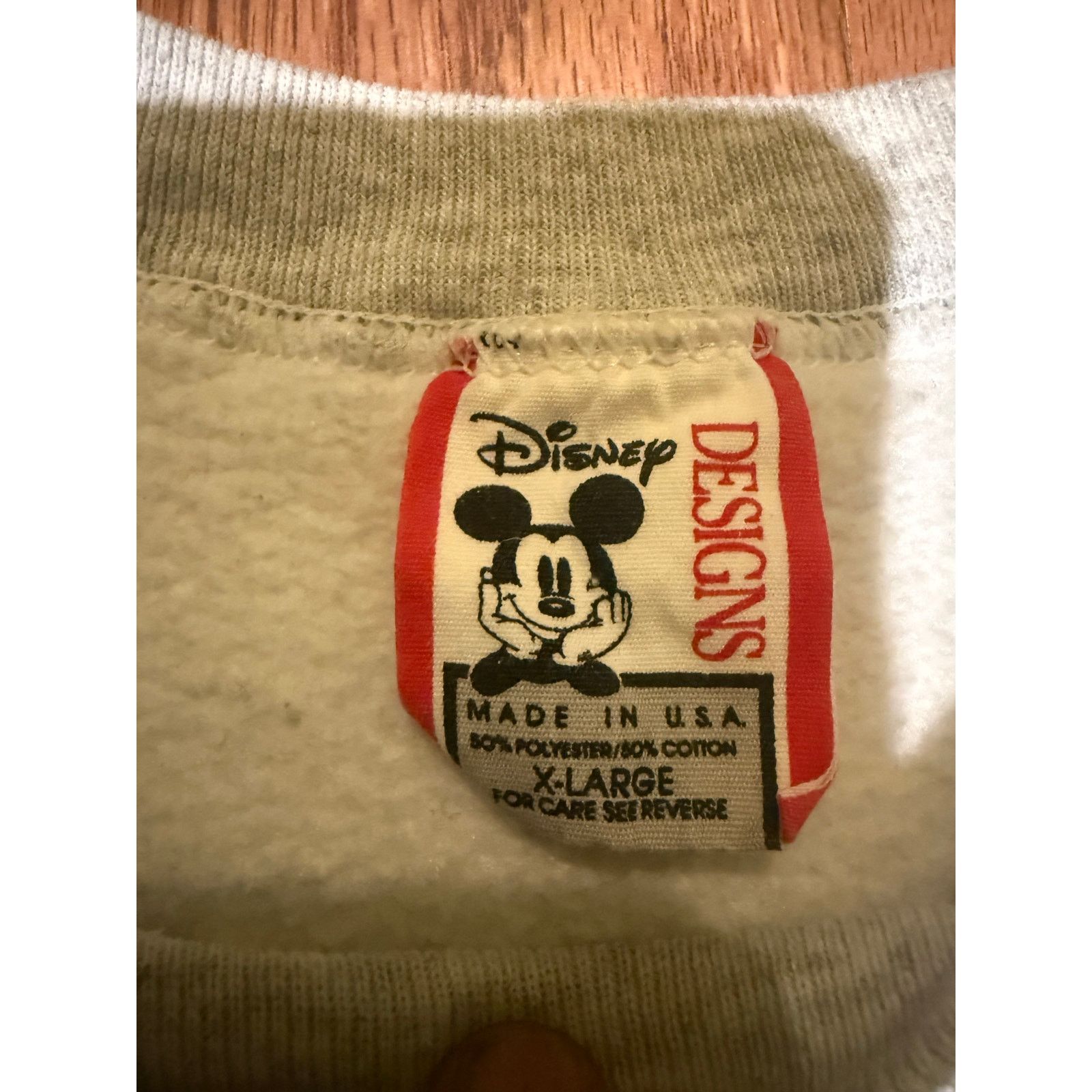 Disney 90s Park Exclusive Mickey Mouse Crewneck sweater Size US XL / EU 56 / 4 - 2 Thumbnail
