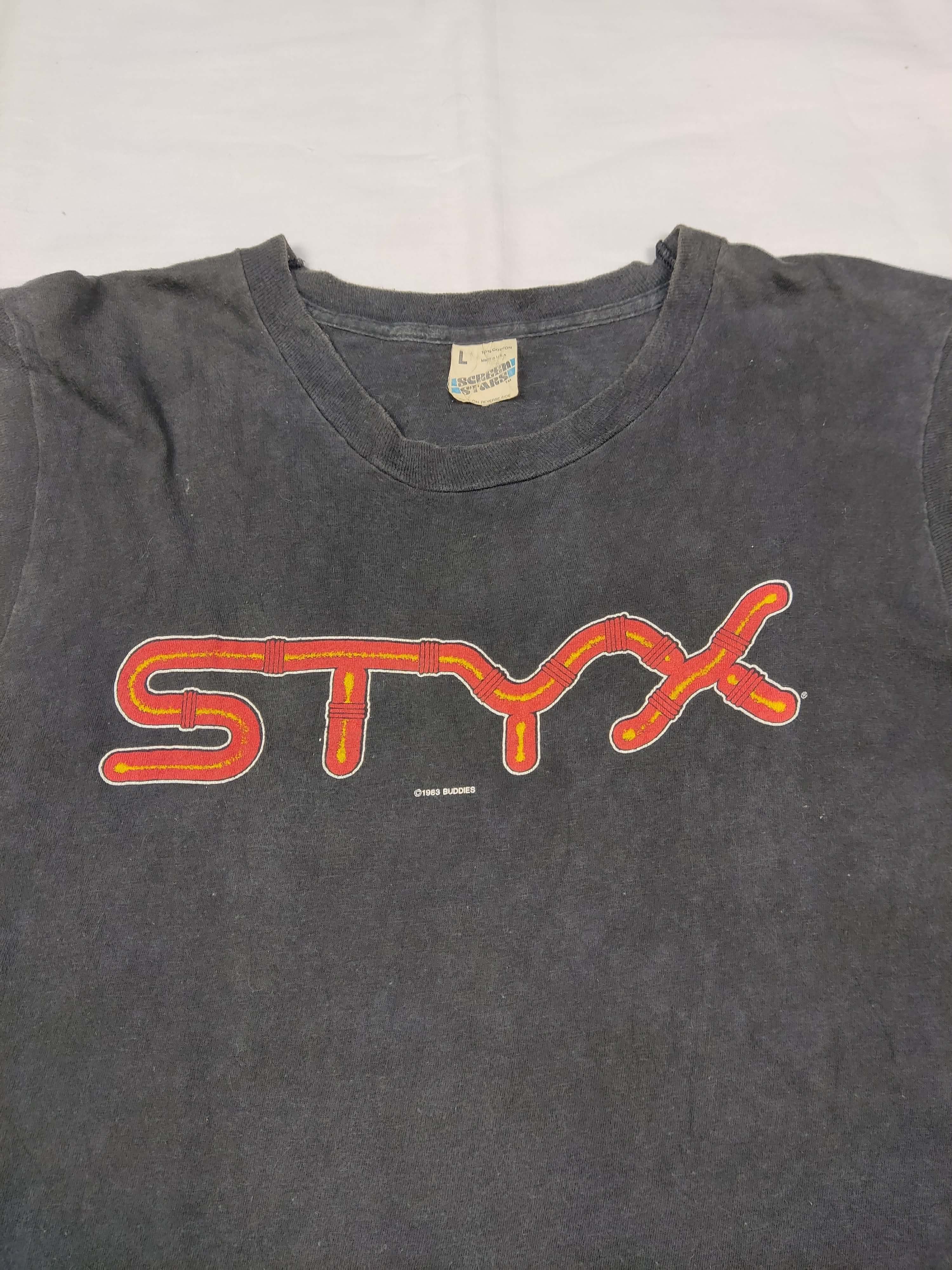 Band Tees Vintage 80s STYX Kilroy Was Here Tour Tank Top T Shirt Size US L / EU 52-54 / 3 - 2 Thumbnail