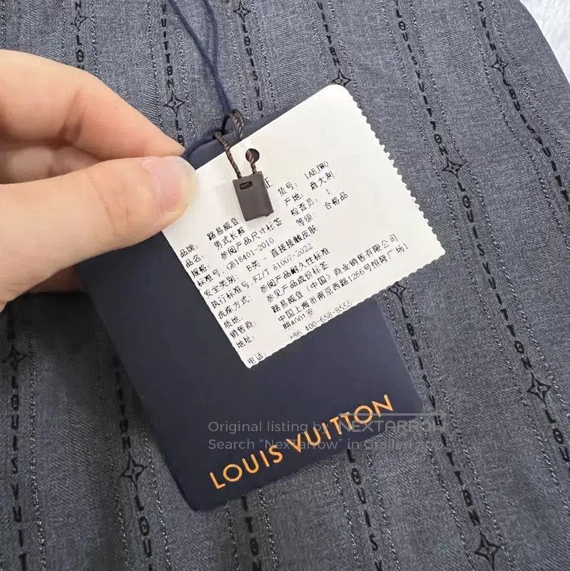 Louis Vuitton Louis Vuitton Summer Gray Striped Casual Pants . Size US 32 / EU 48 - 3 Thumbnail