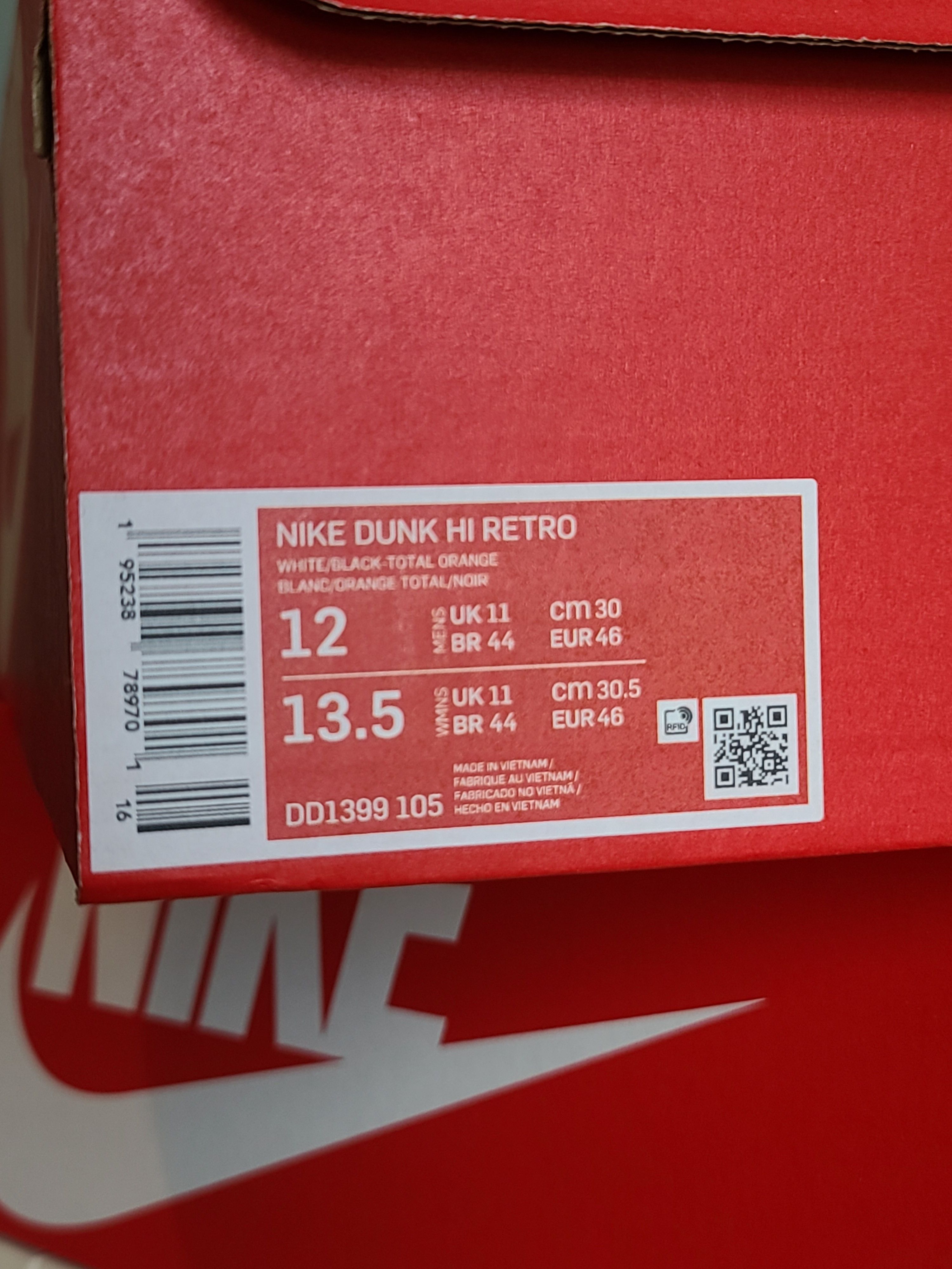 Nike Nike dunk High 12 Size US 12 / EU 45 - 9 Thumbnail