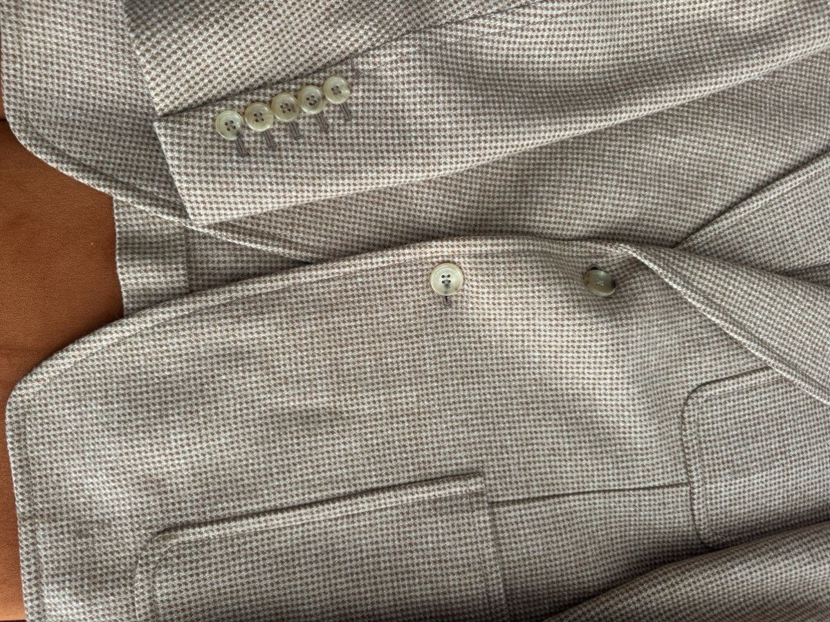 Gucci Rare Gucci Tom Ford Beige Wool Jacket Size 50R - 3 Thumbnail