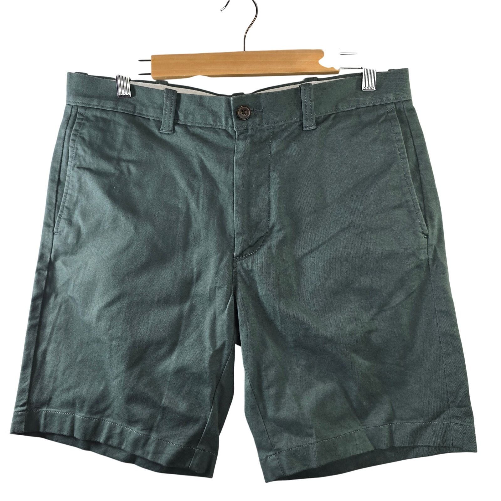 J.Crew Men's J.Crew Factory Green 9" Flex Chino Shorts Size 32 Size US 32 / EU 48 - 1 Thumbnail
