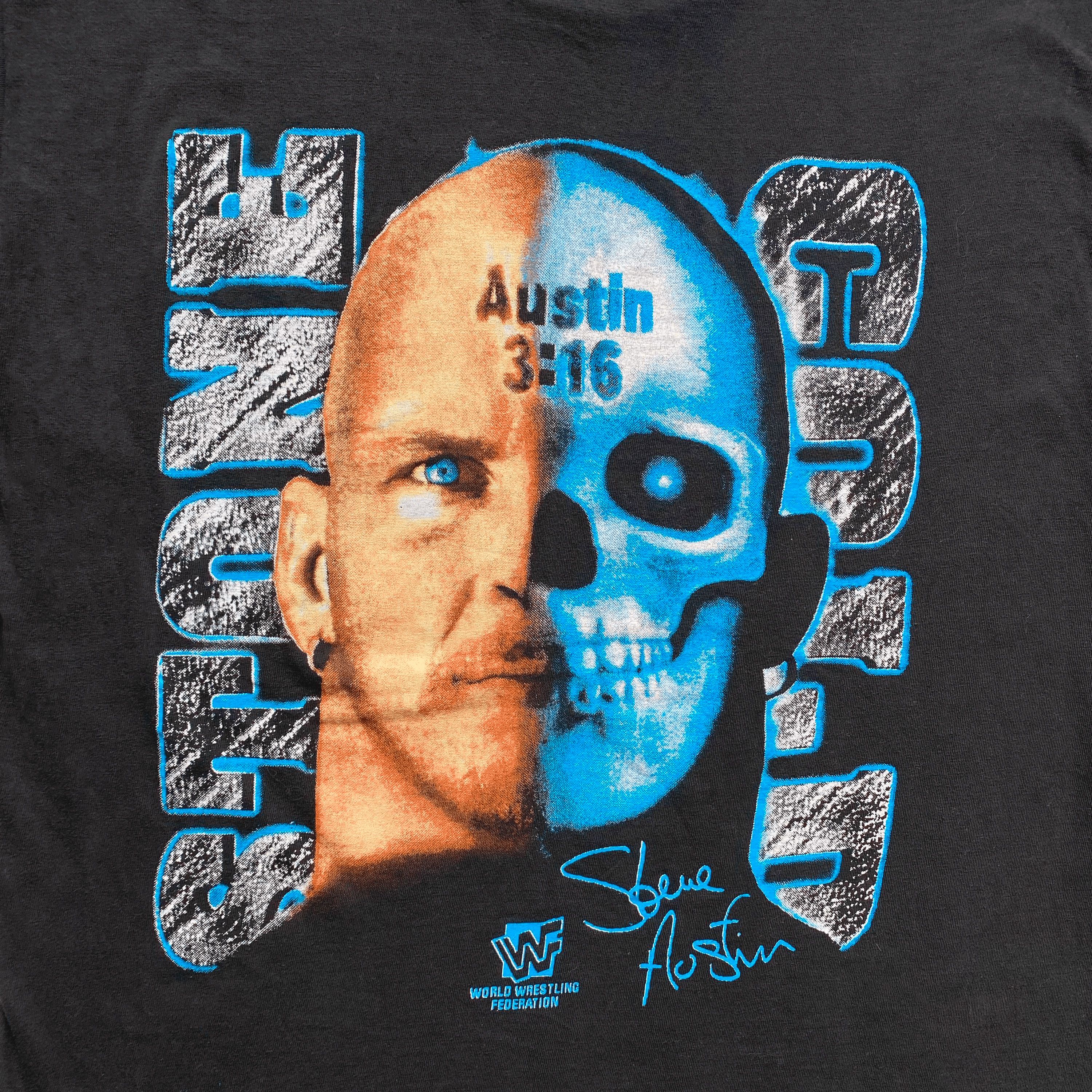 Vintage × WWF Vintage 1990s WWF Stone Cold Steve Austin 3:16 T-Shirt Size US L / EU 52-54 / 3 - 4 Thumbnail