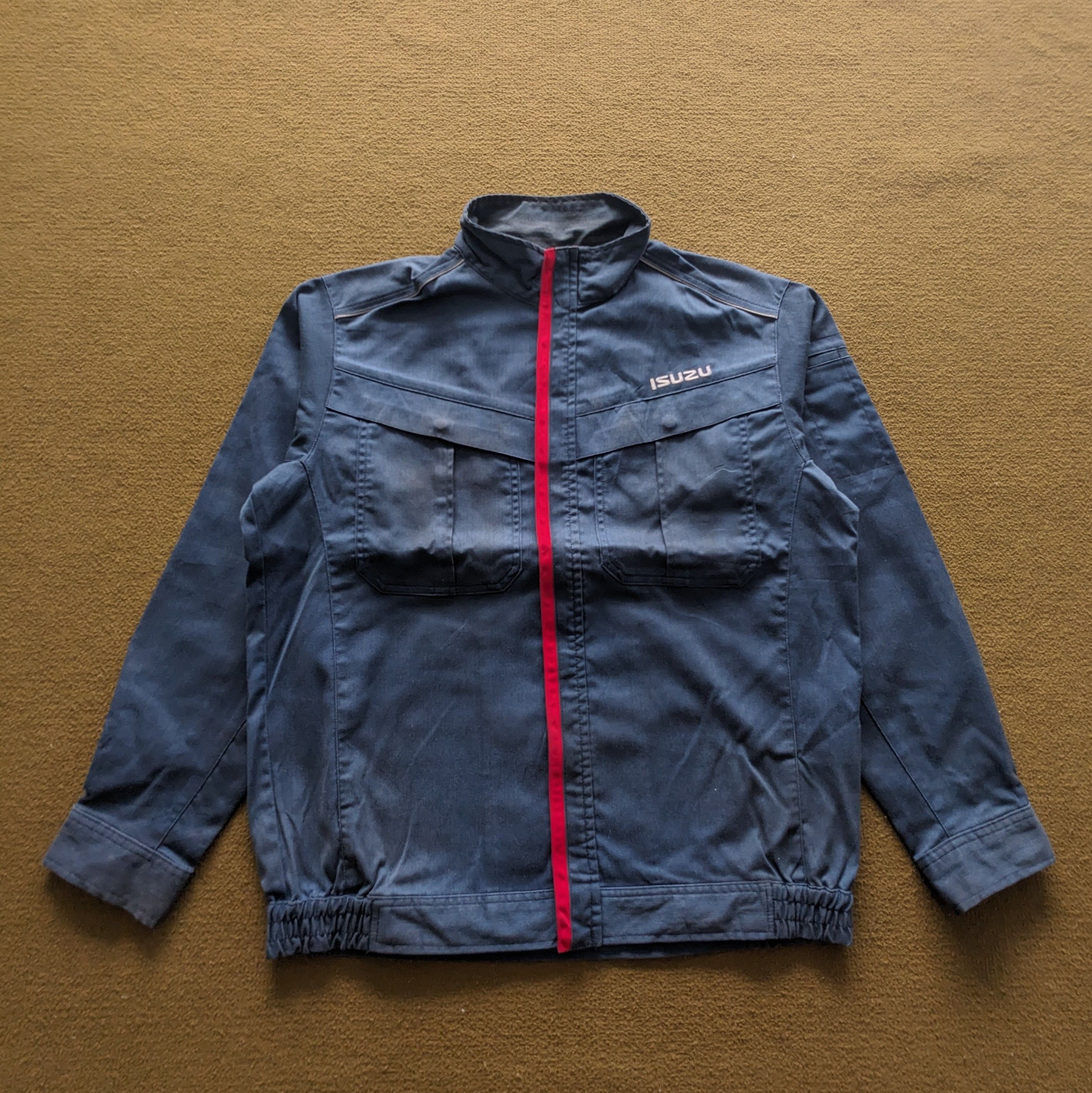 Vintage Vintage ISUZU Motorsports Racing Uniform Workers Jacket Size US L / EU 52-54 / 3 - 1 Thumbnail