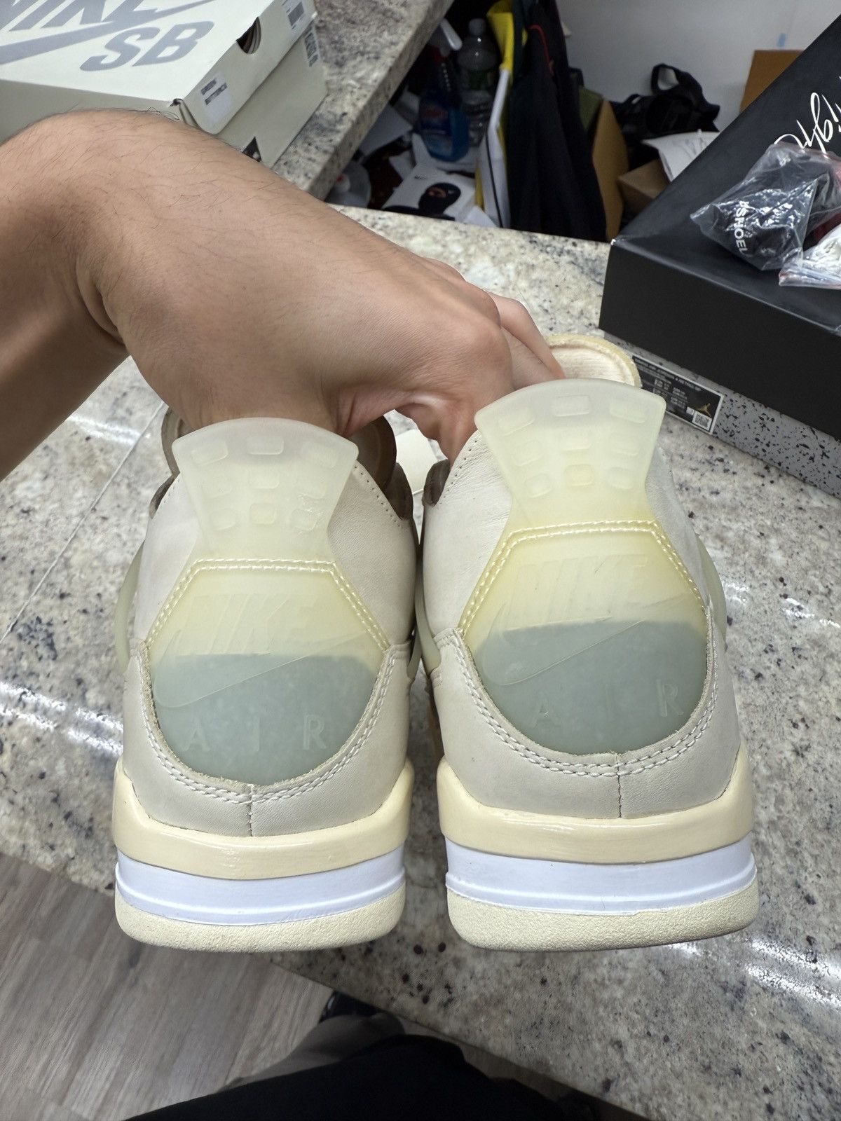 Jordan Brand Jordan 4 Retro Off White Sails Size US 7.5 / EU 40-41 - 4 Thumbnail