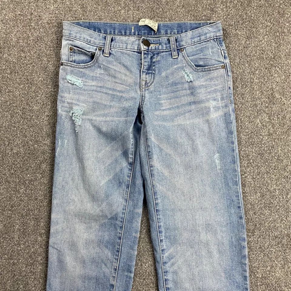 Free People Free People Jeans Women's W 24 Denim Light Wash Tapered Size 24" / US 00 / IT 34 - 2 Thumbnail