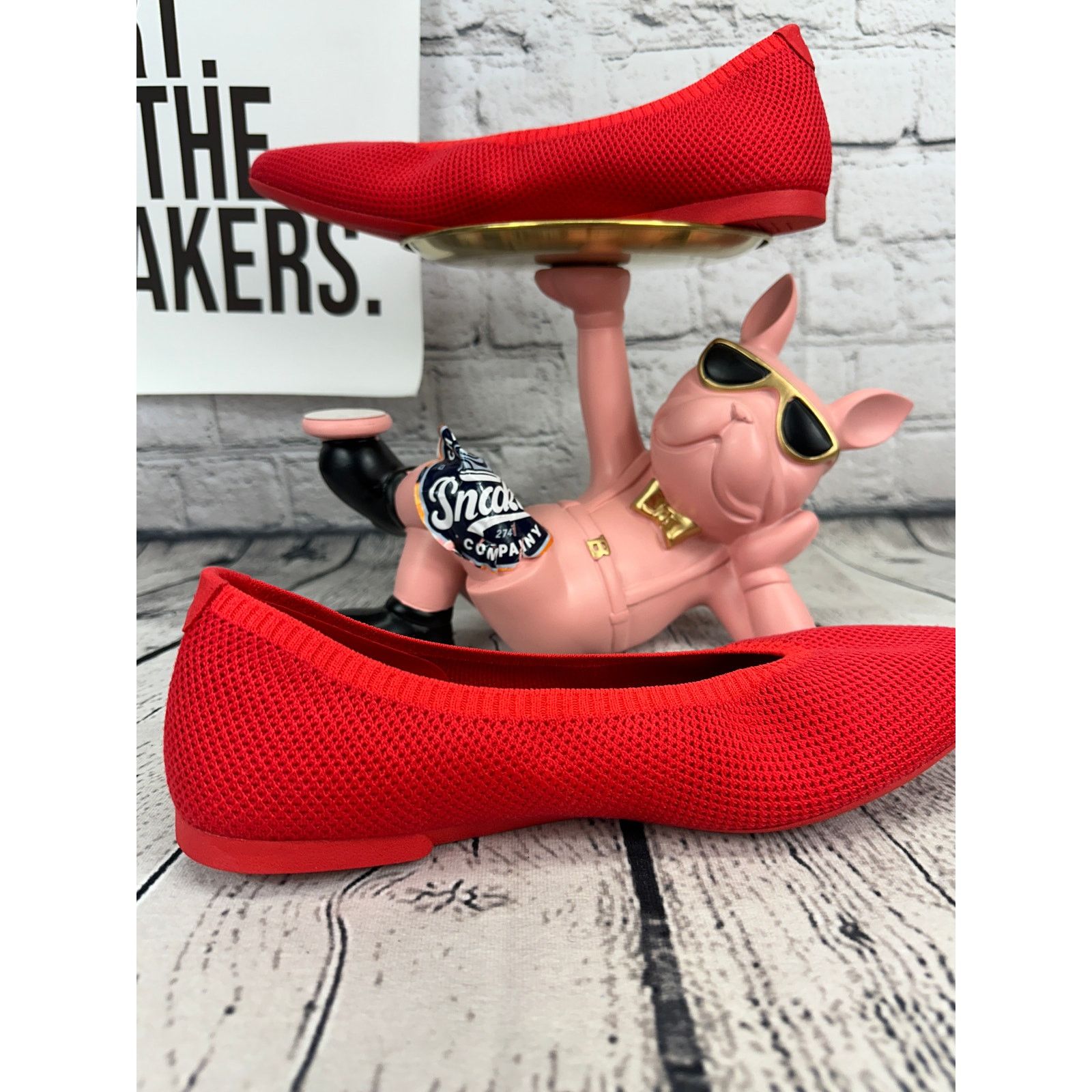 Allbirds Allbirds Tree Breezers Womens 7 Red Slip On Ballet Flats Size US 7 / IT 37 - 6 Thumbnail