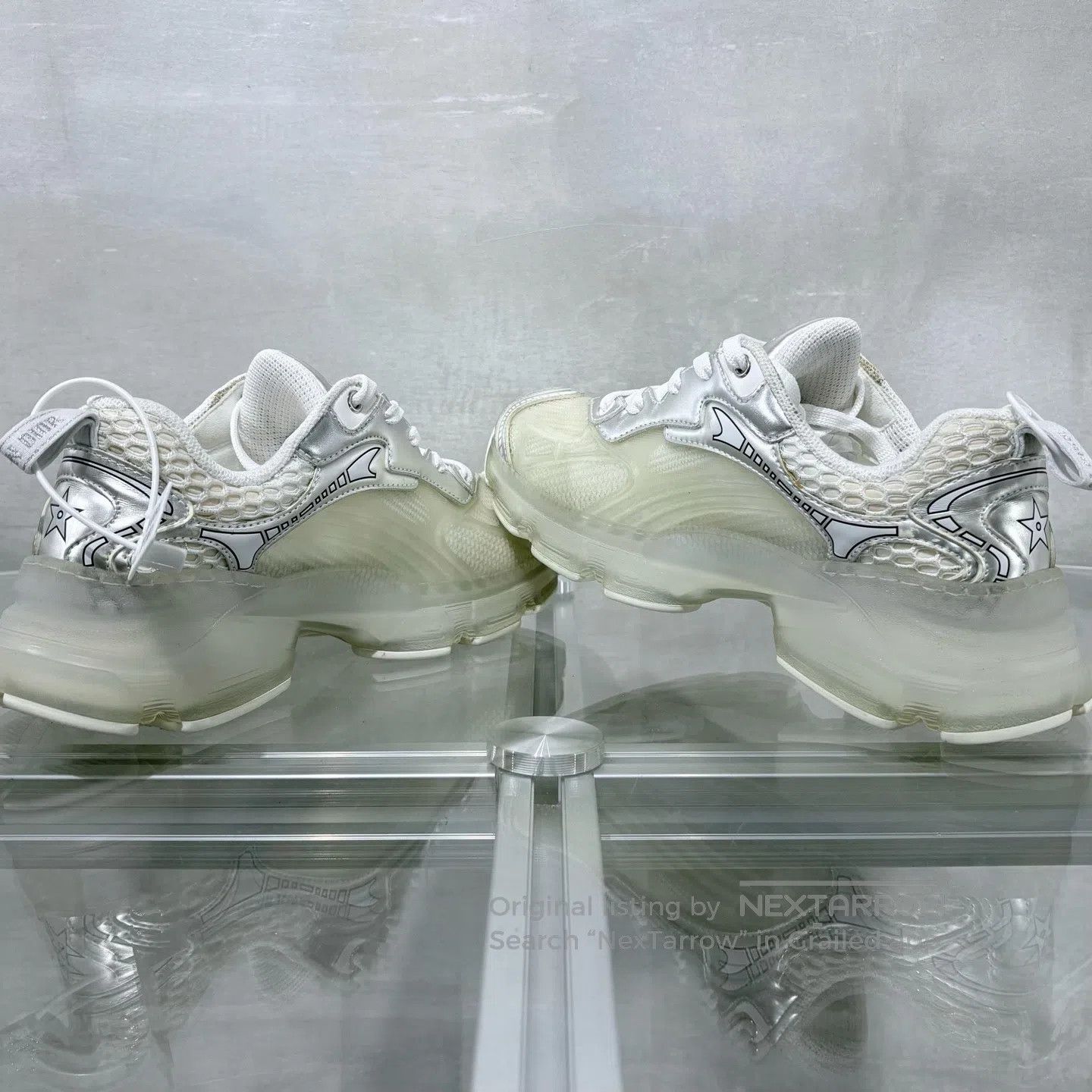 Dior Dior Vibe Silver Sports Shoes Size US 5.5 / IT 35.5 - 5 Thumbnail