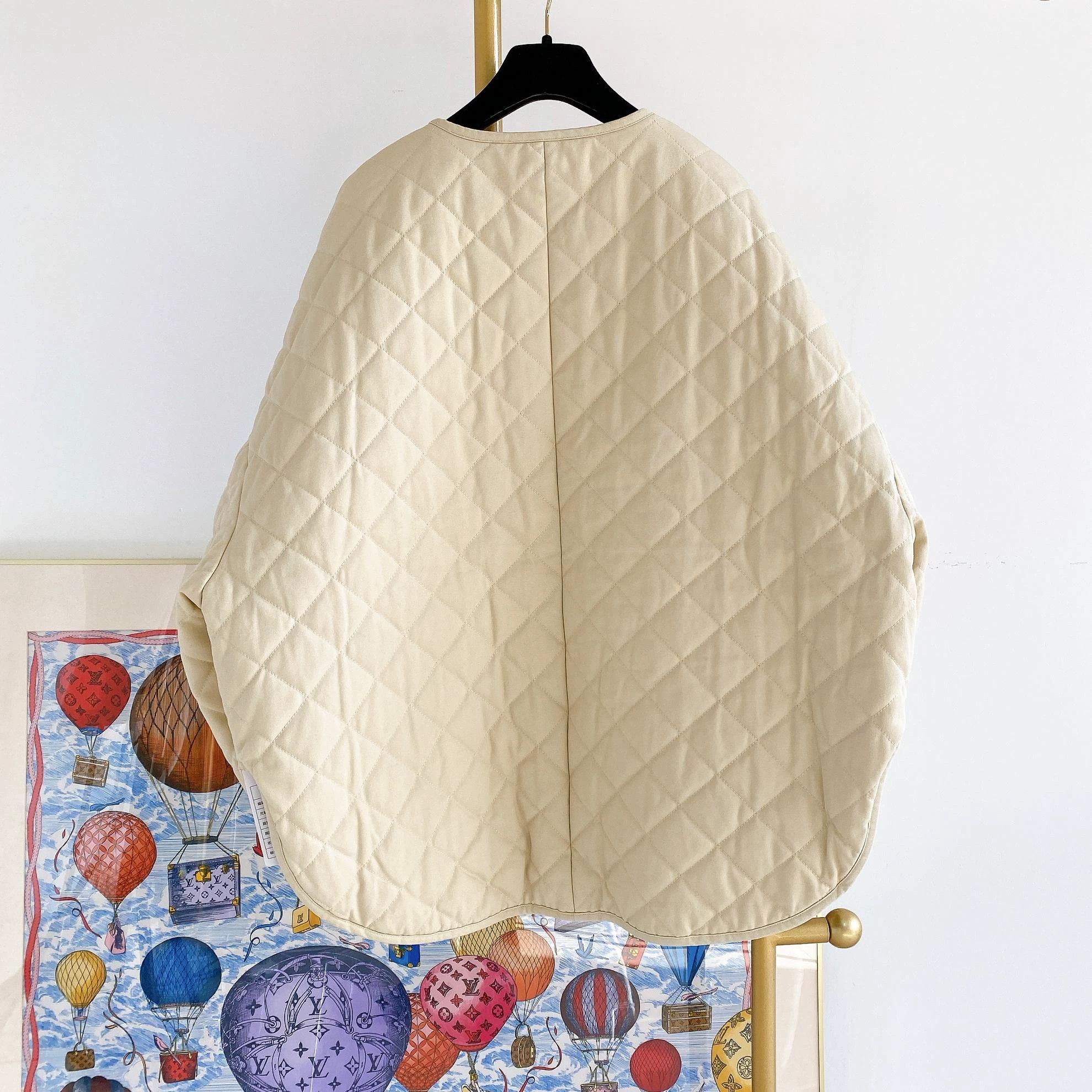 Toteme Toteme Beige Quilted Cotton Jacket L Size L / US 10 / IT 46 - 2 Thumbnail