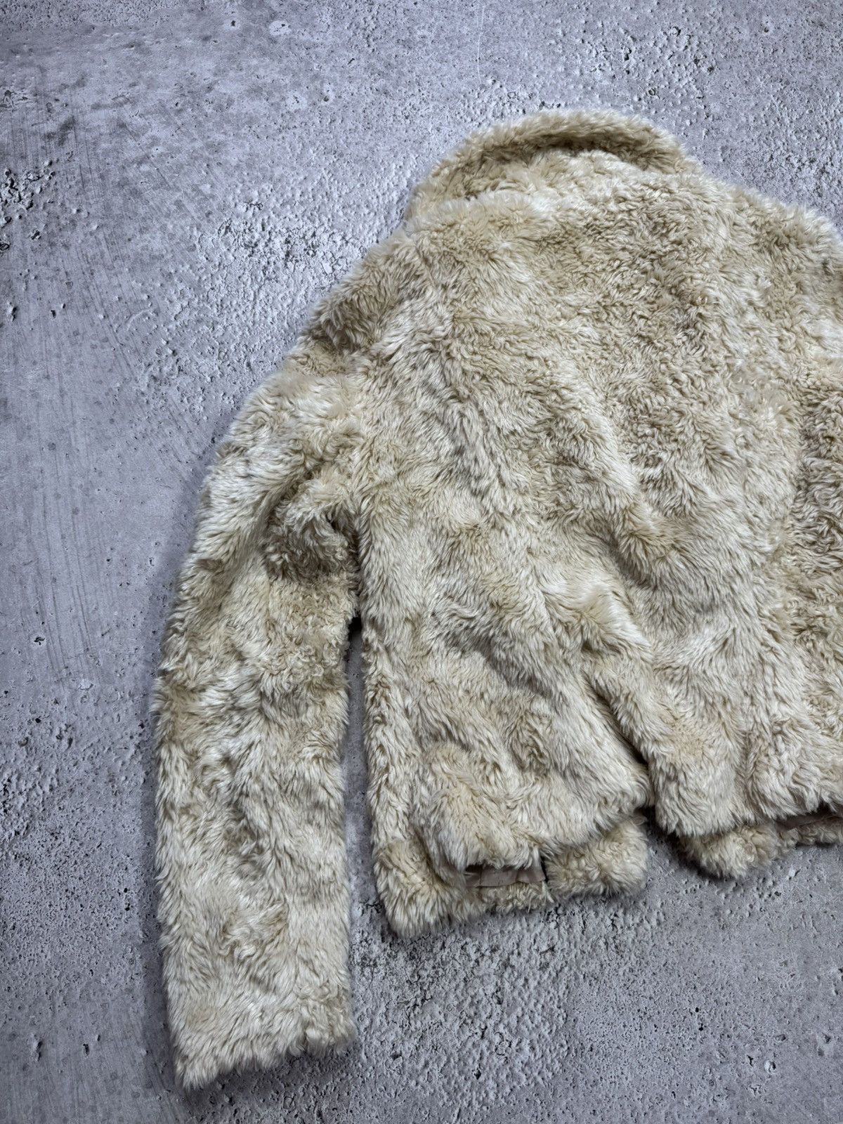 Other Vintage Faux Fur Teddy Jacket Women’s L Cream Y2K Soft Size L / US 10 / IT 46 - 12 Thumbnail