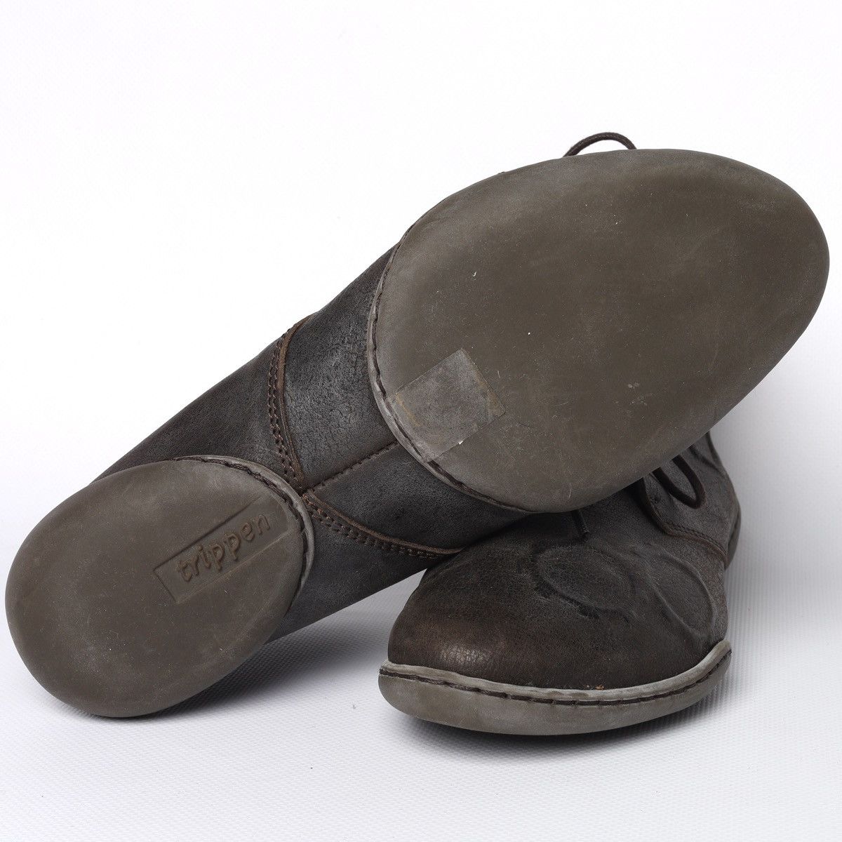 Trippen Trippen Leather Avantgarde Low Sneakers Shoes Size US 6 / IT 36 - 9 Thumbnail