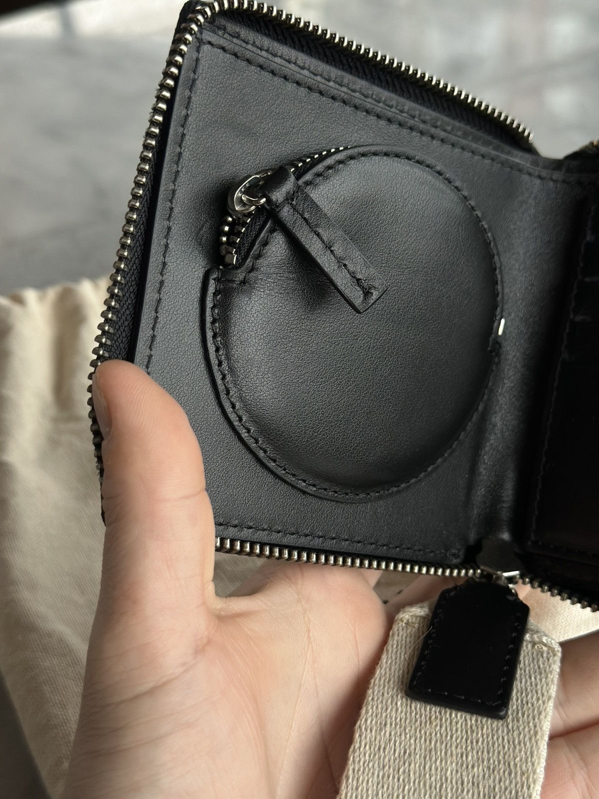 Jacquemus JACQUEMUS LE CARRÉ ROND 100% Leather zip around wallet Size ONE SIZE - 4 Thumbnail