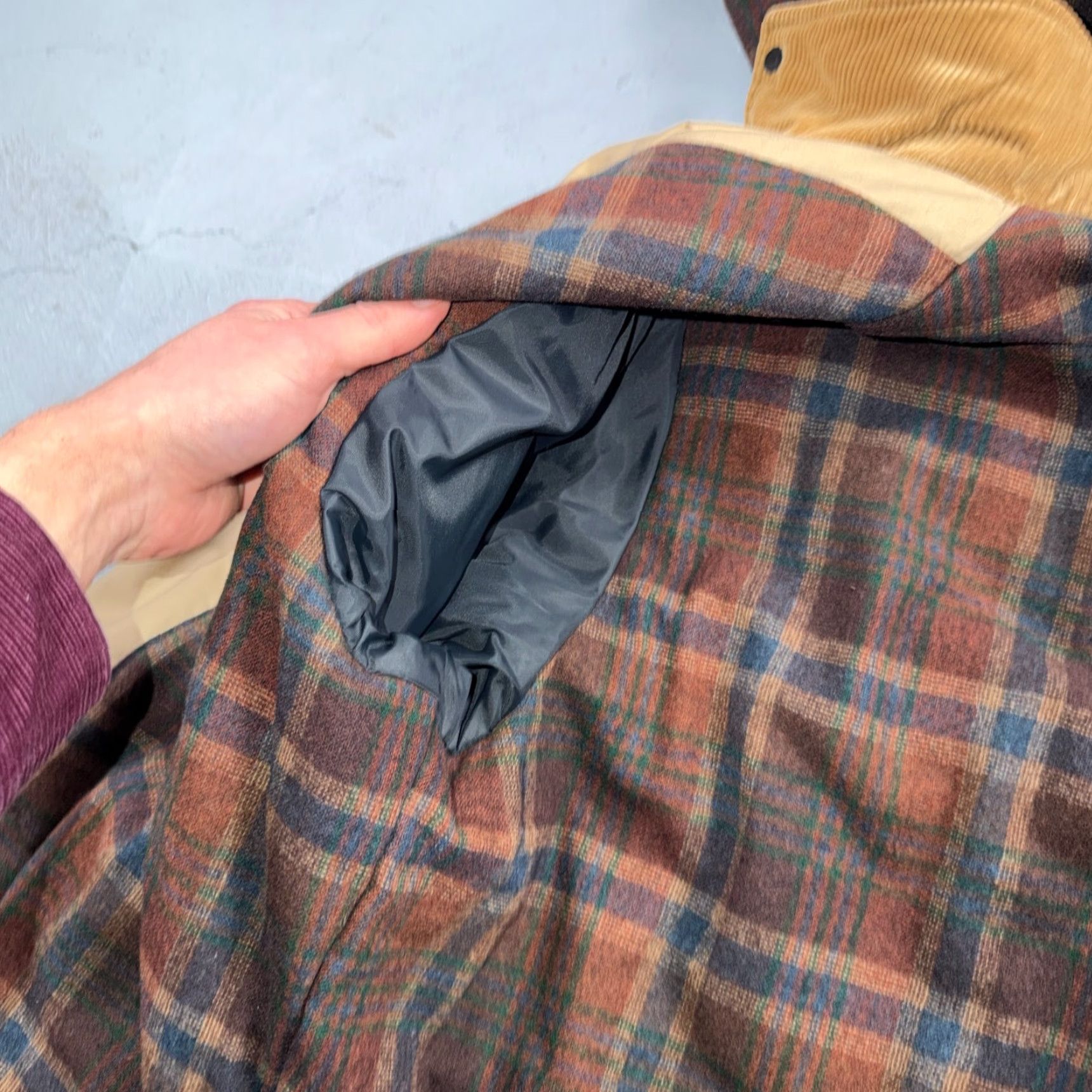 Pendleton VINTAGE Pendleton Jacket Coat USA Tan Beige Thinsulate Wool L Mid-Length Cinch Waist Men Size L Size US L / EU 52-54 / 3 - 6 Thumbnail