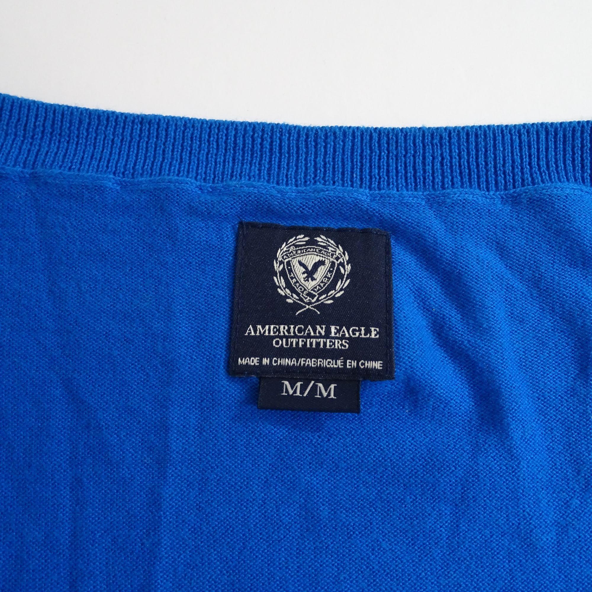 American Eagle Outfitters American Eagle Outfitters Blue 3/4 Sleeve Sweater Size M Size M / US 6-8 / IT 42-44 - 5 Thumbnail