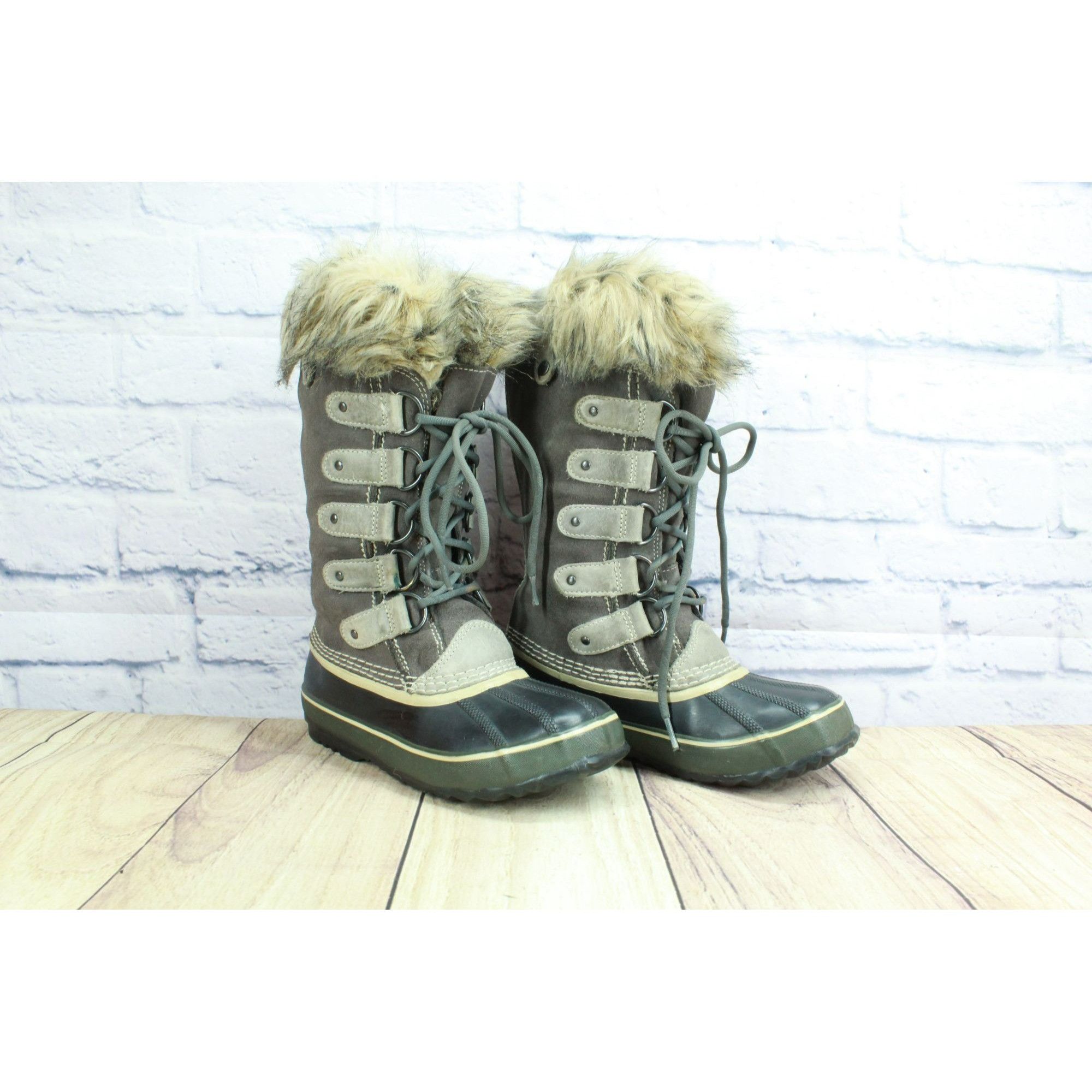 SOREL Sorel Joan of Arctic Waterproof Shearling Winter Boots Size US 5 / IT 35 - 3 Thumbnail