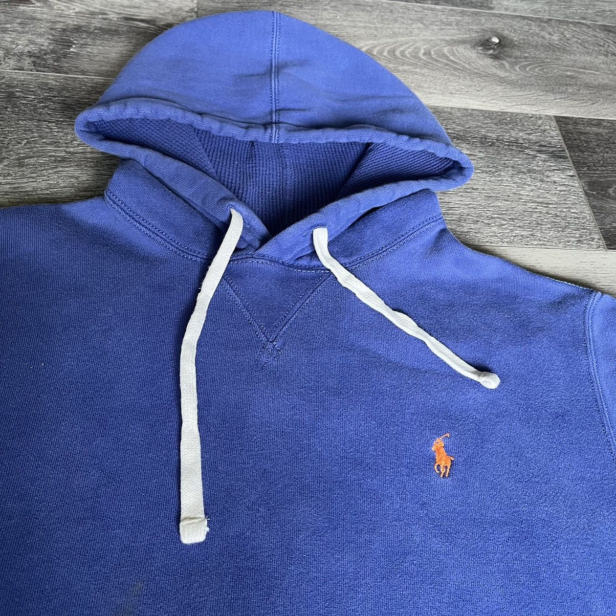 Polo Ralph Lauren × Ralph Lauren × Vintage Vintage 2000s Polo Ralph Lauren Basic Logo Pullover Hoodie Size US L / EU 52-54 / 3 - 2 Thumbnail