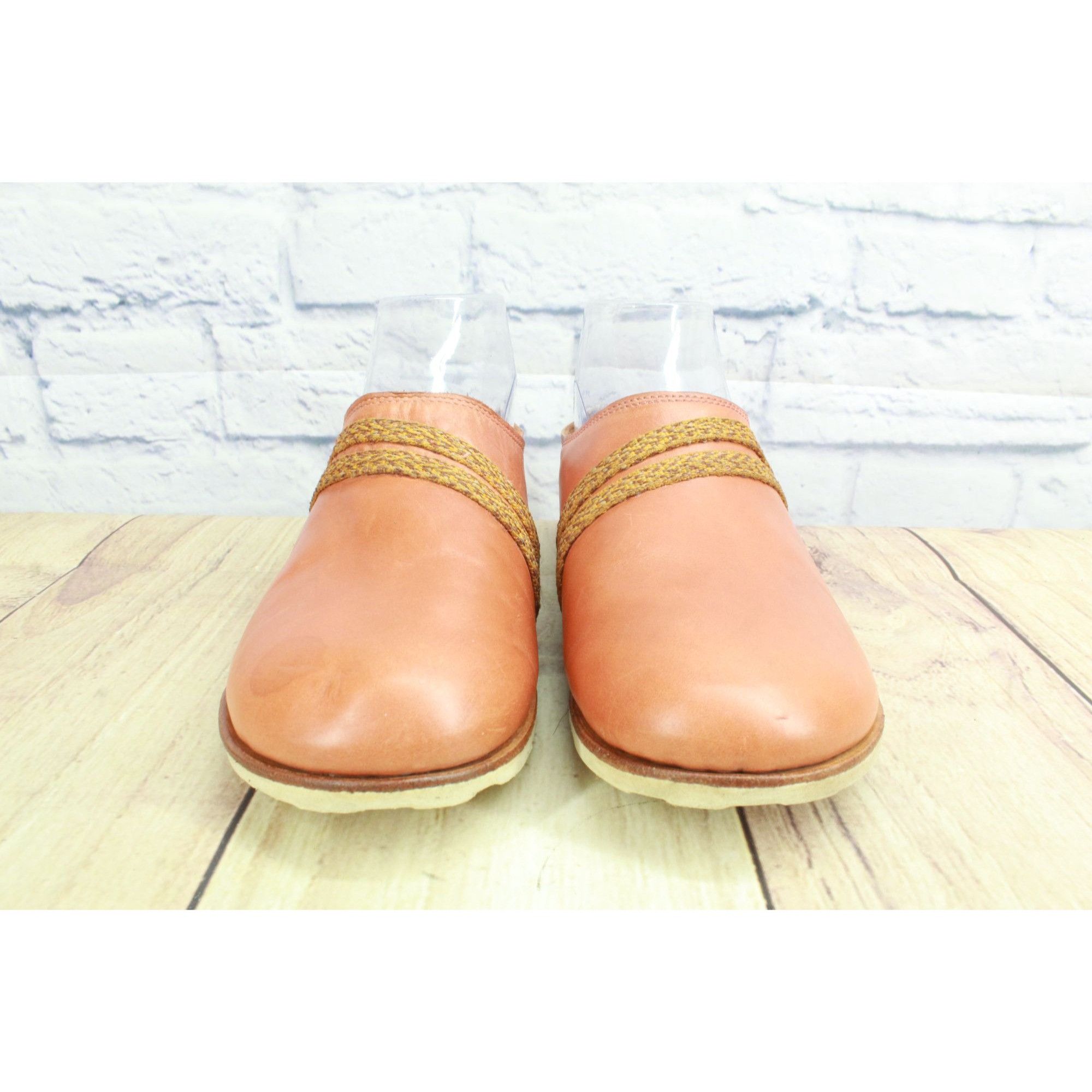 Chaco Chaco Women's Brown Leather Slide Mules Size US 8.5 / IT 38.5 - 5 Thumbnail