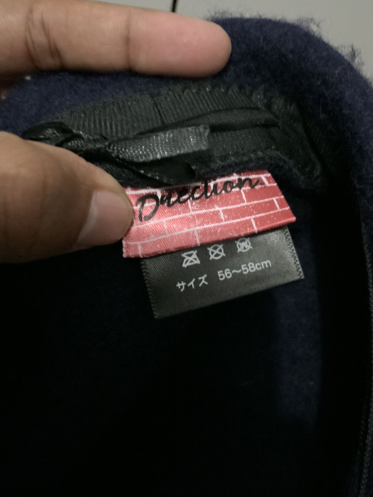 Japanese Brand Drection Wool Berrett Indigo Size ONE SIZE - 10 Thumbnail
