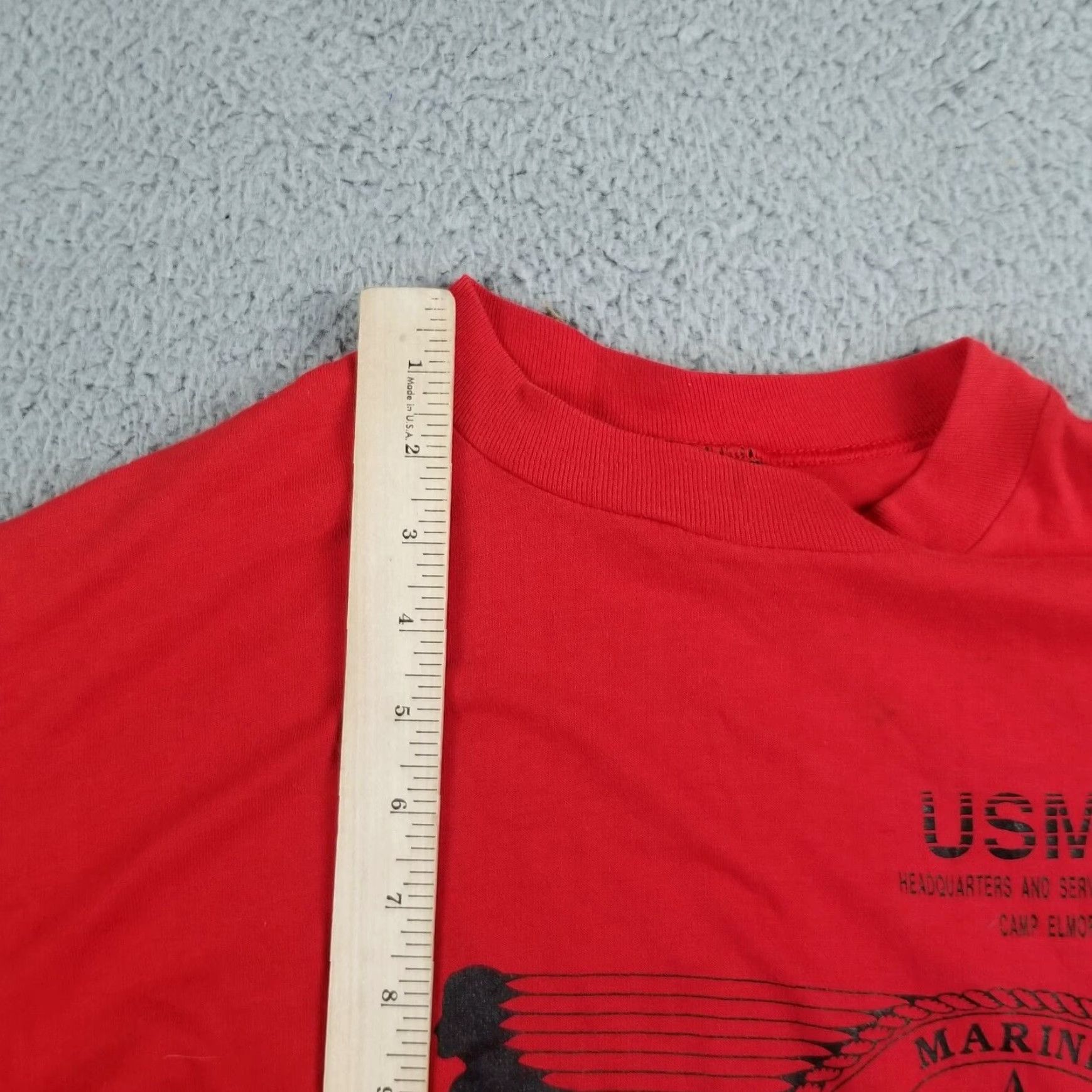 Vintage USMC Marine Corps Mens Medium Fit Red Long Sleeve Shirt Size US M / EU 48-50 / 2 - 3 Thumbnail