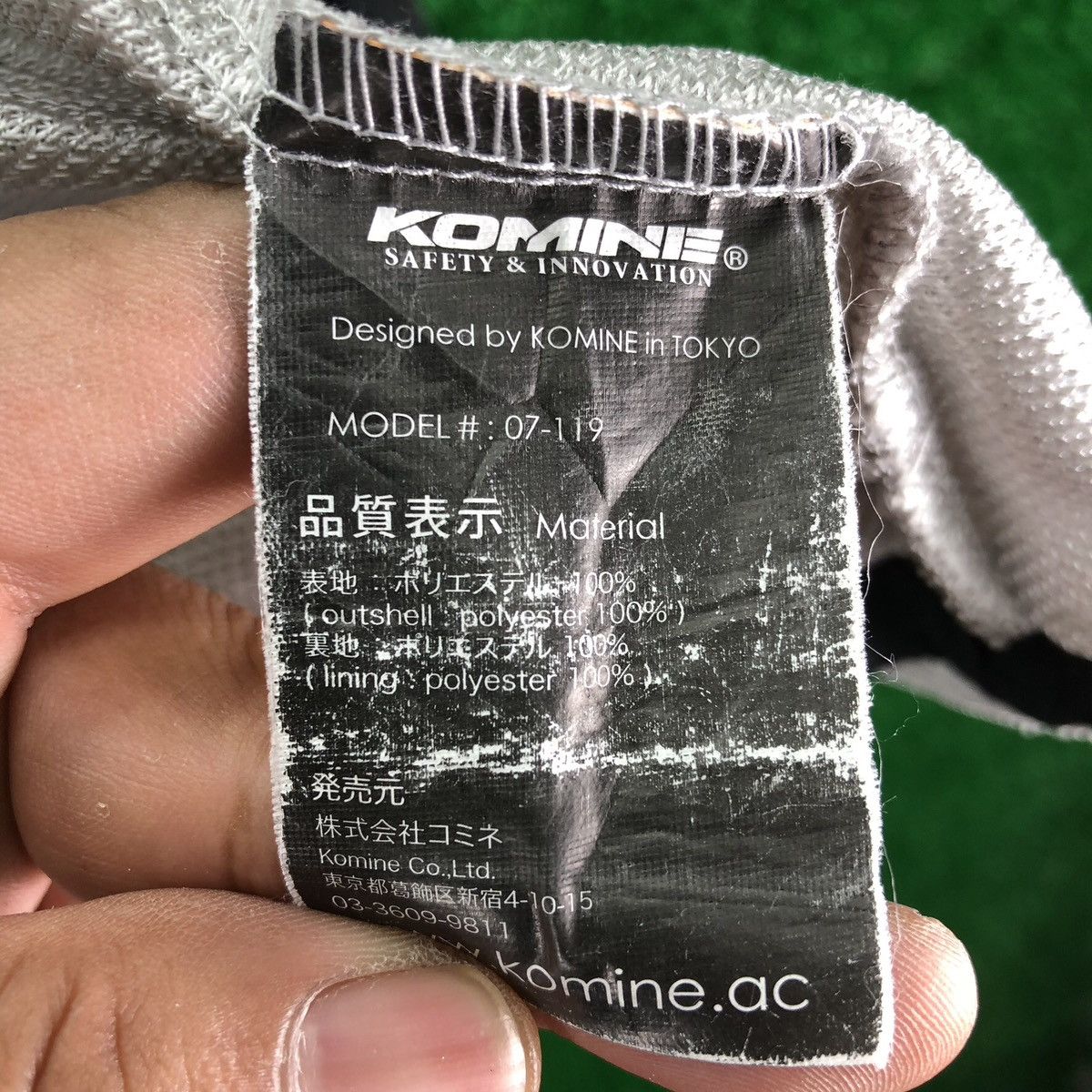 Japanese Brand Vintage Komine Safety Biker Motocycle Jacket Size US S / EU 44-46 / 1 - 16 Thumbnail