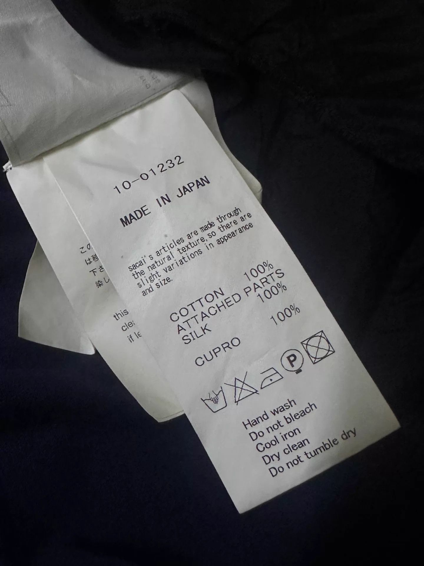 Sacai Sacai 2010SS Wmn's Black Panelled Short Sleeve Tee Size XS / US 0-2 / IT 36-38 - 4 Thumbnail