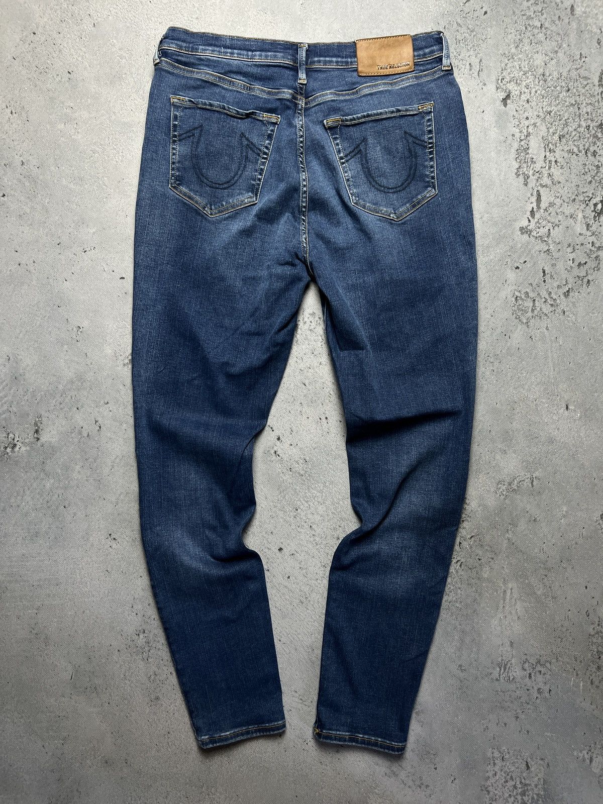True Religion Vintage True Religion Studded Highrise Halle Denim Jeans y2k Size 31" - 2 Thumbnail