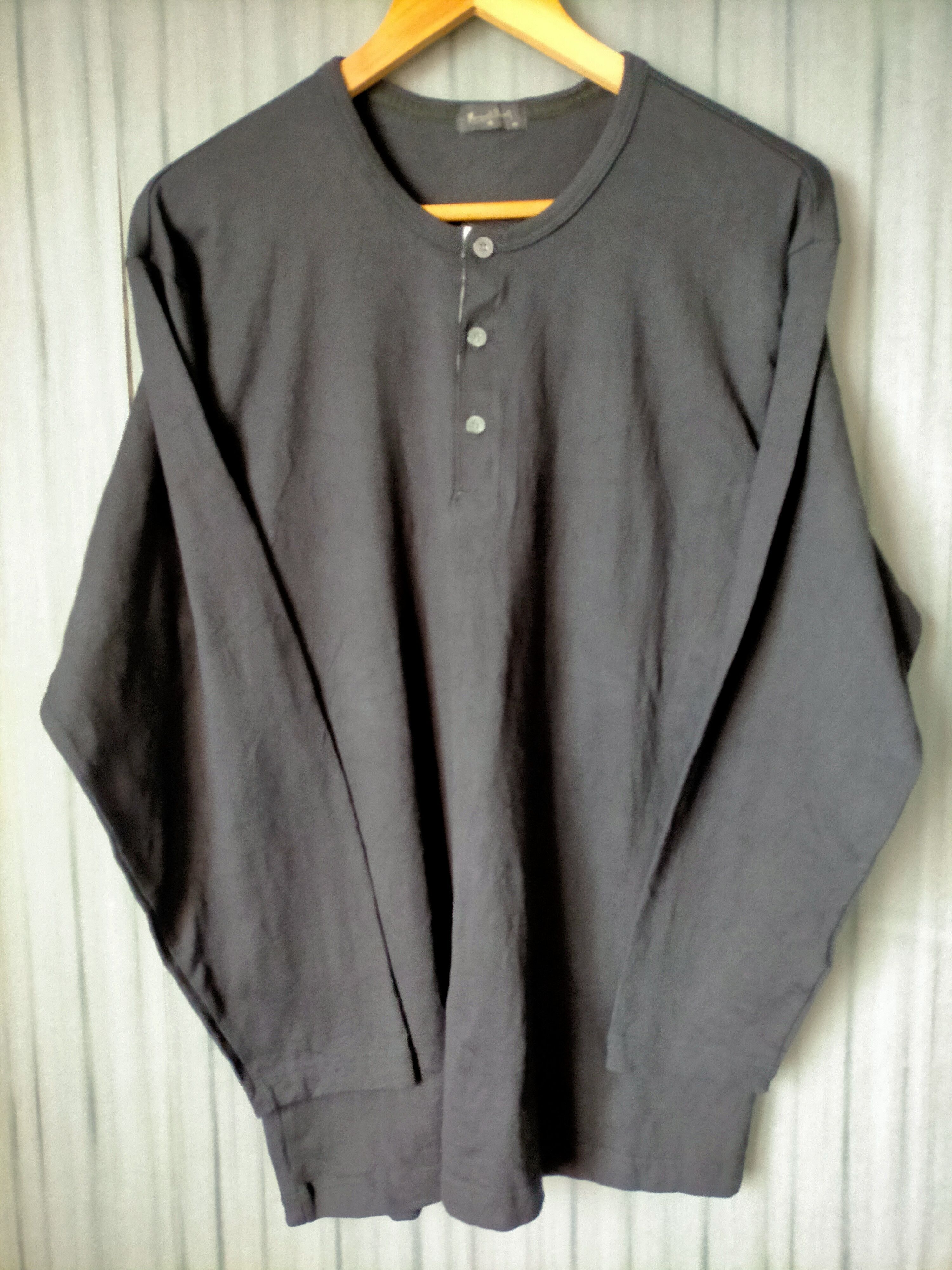 Margaret Howell Margaret Howell Long Sleeve half Button tee Size US M / EU 48-50 / 2 - 2 Thumbnail