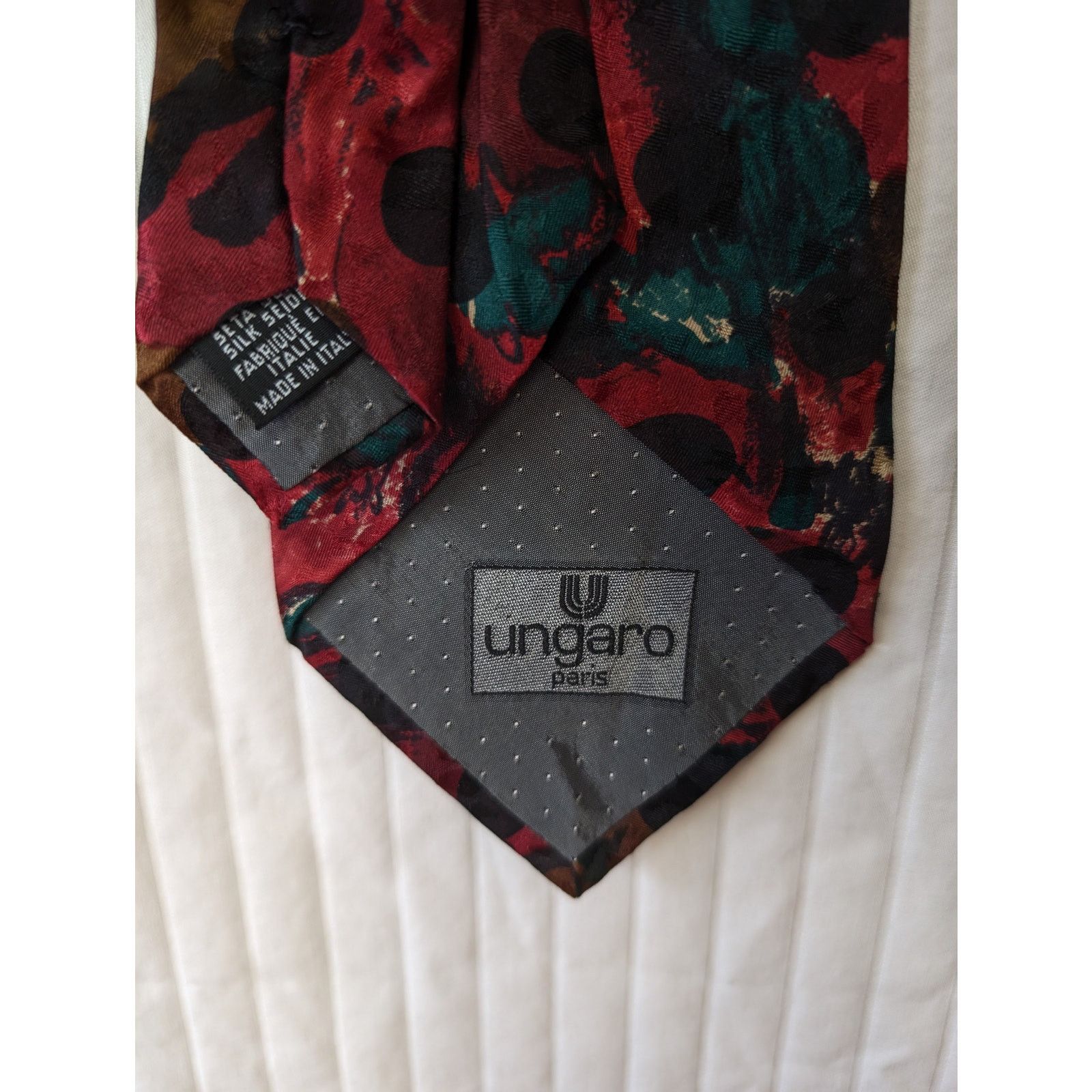 Ungaro Paris Ungaro Paris Vintage Mens Silk Ties (2) Size ONE SIZE - 10 Thumbnail