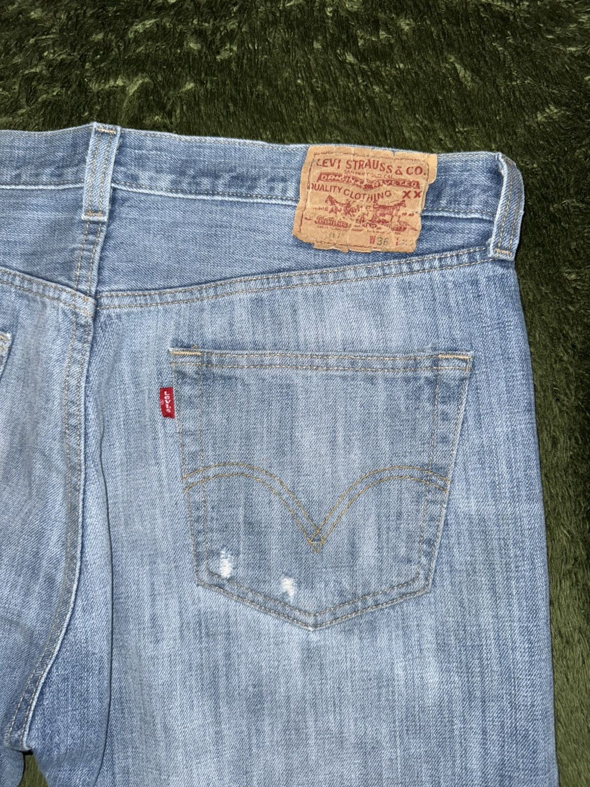 Levi's [W36/L32] Levi’s 501 USA Vintage Light Indigo Denim Size US 36 / EU 52 - 9 Thumbnail