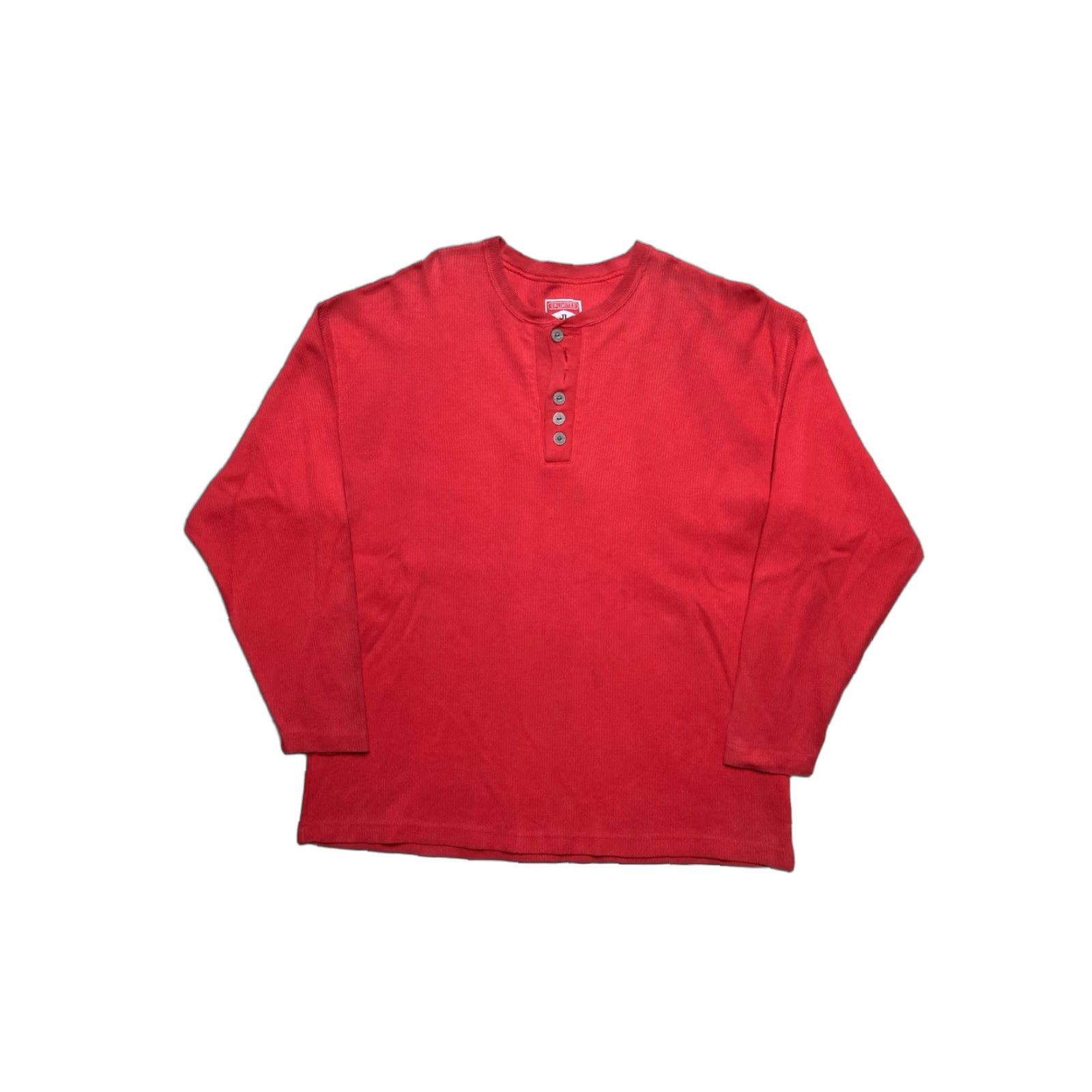 Marlboro VINTAGE Marlboro long sleeve henley t shirt unlimited promo ribbed cotton large Size US L / EU 52-54 / 3 - 1 Thumbnail