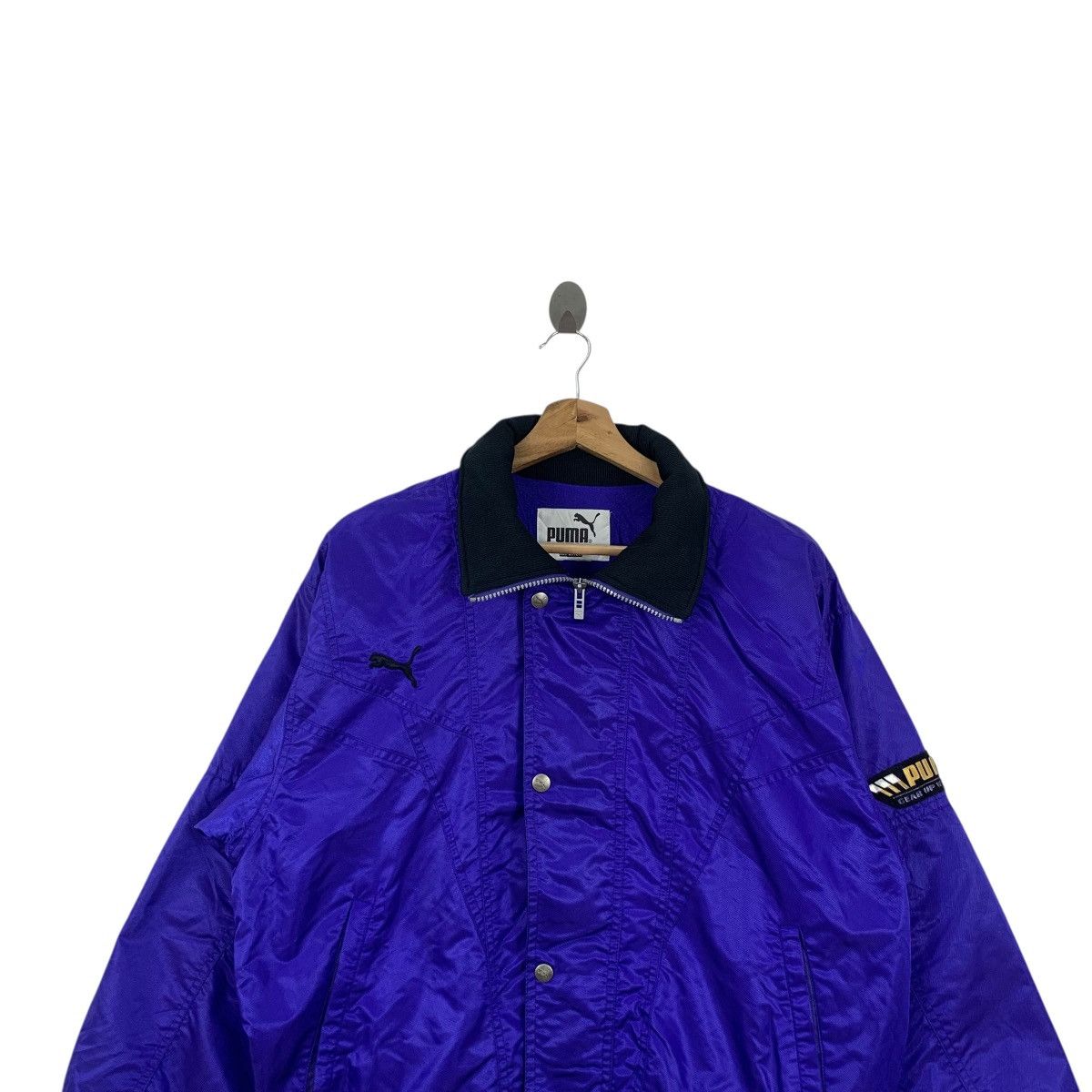 Puma Vintage PUMA SPORTSWEAR HIT UNION Baseball Varsity Jacket Size XL / US 12-14 / IT 48-50 - 2 Thumbnail