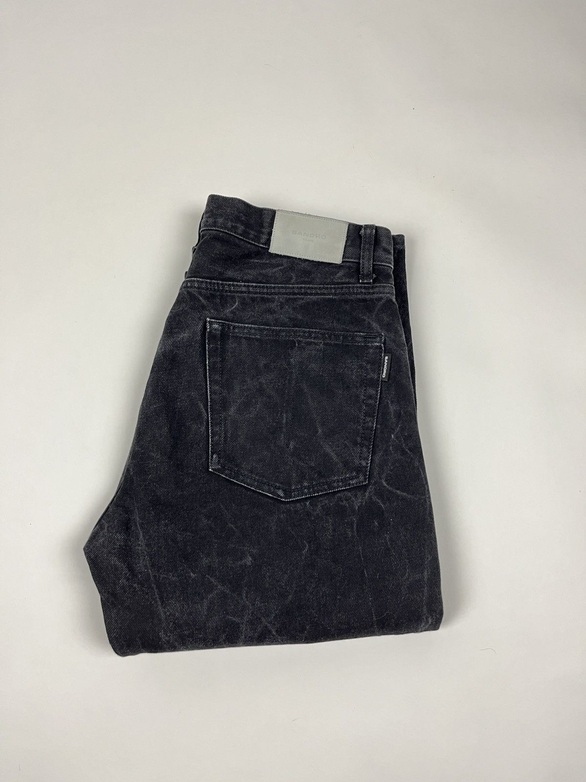 Sandro Sandro Paris Stonewash Denim Size US 34 / EU 50 - 1 Thumbnail